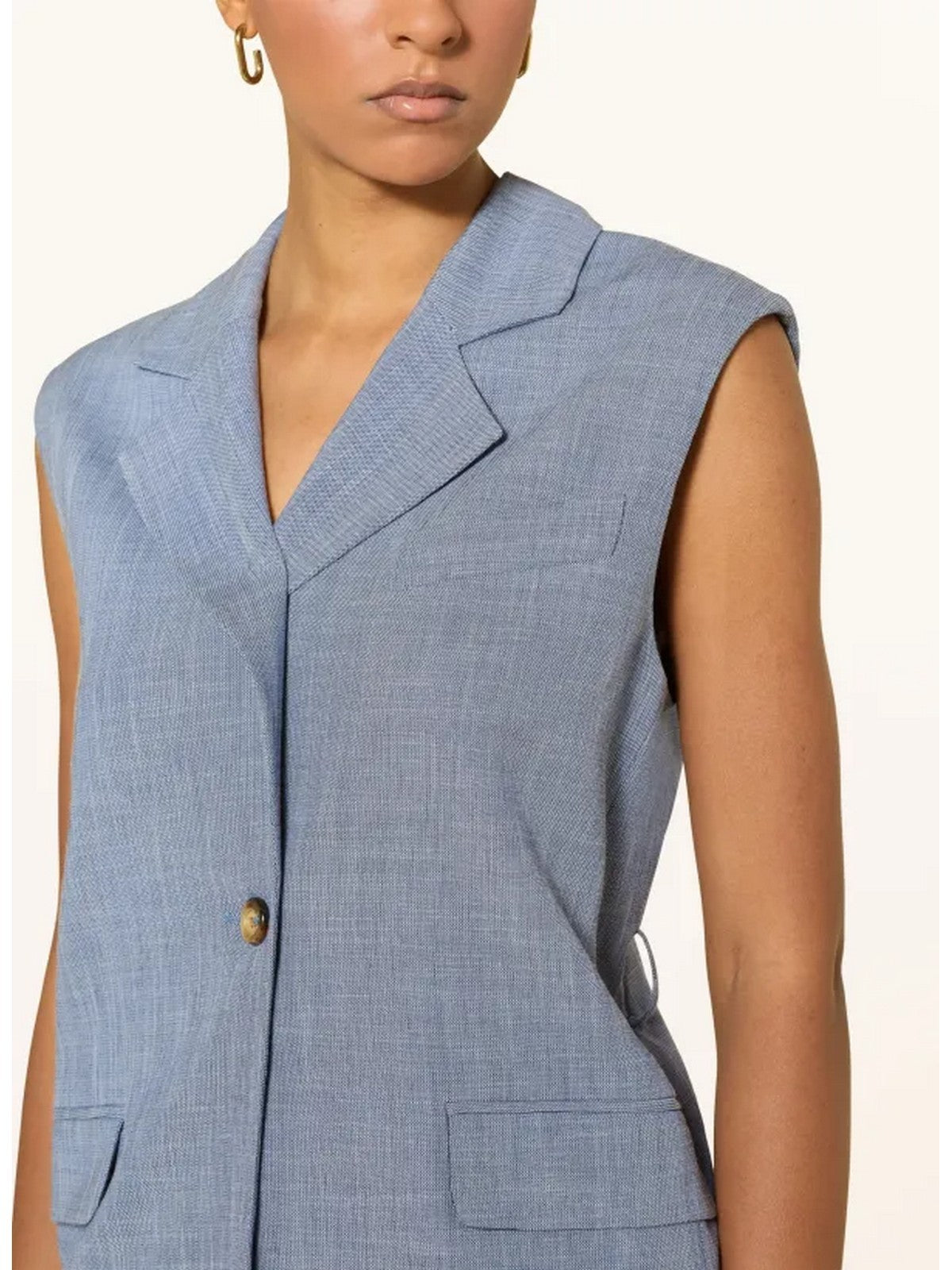 LIU JO WHITE Gilet Donna  WA6165T332A X0761 Nt.blu effect denim