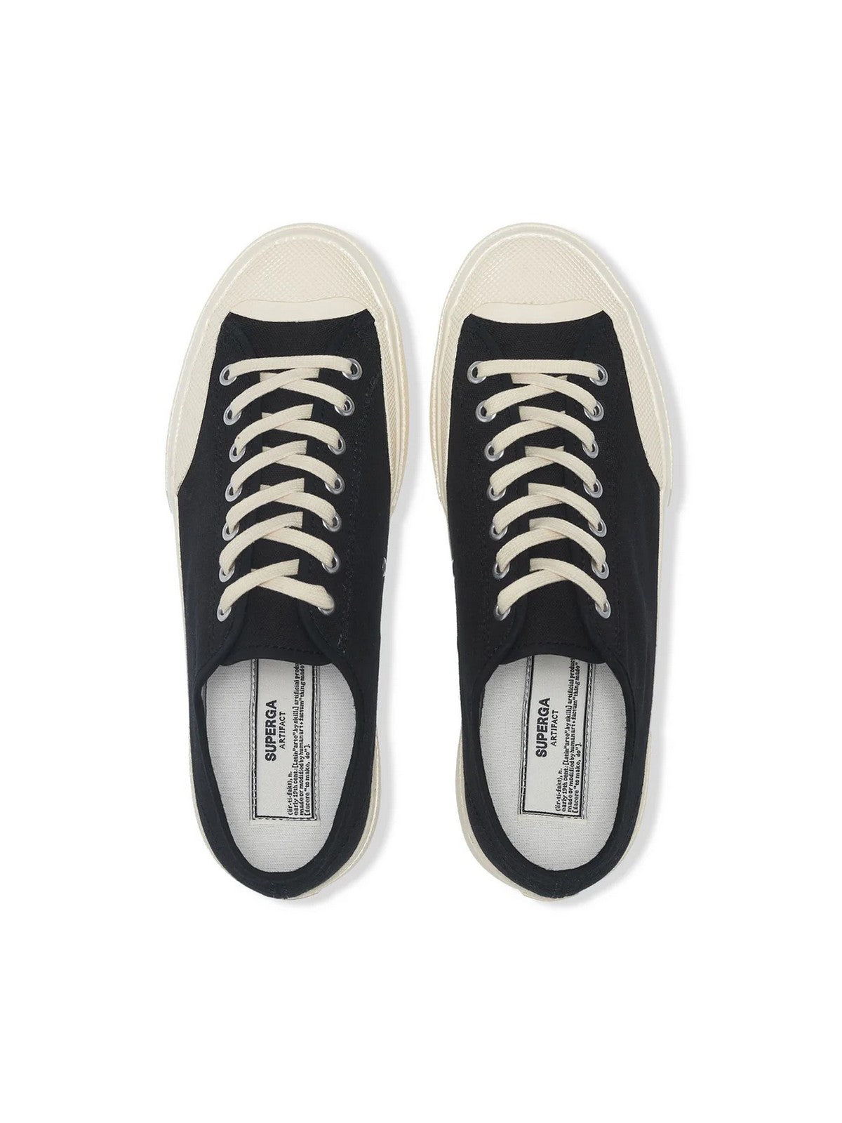 SUPERGA Sneaker Uomo 2432 WORKS LOW CUT COTTON CANV S51347W A0U Nero