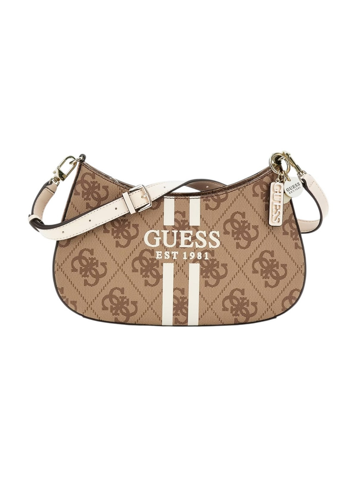 GUESS Borsa Donna NOELLE II TOP ZIP SHOULDER BAG HWOS96 72180 LTL LATTE LOGO