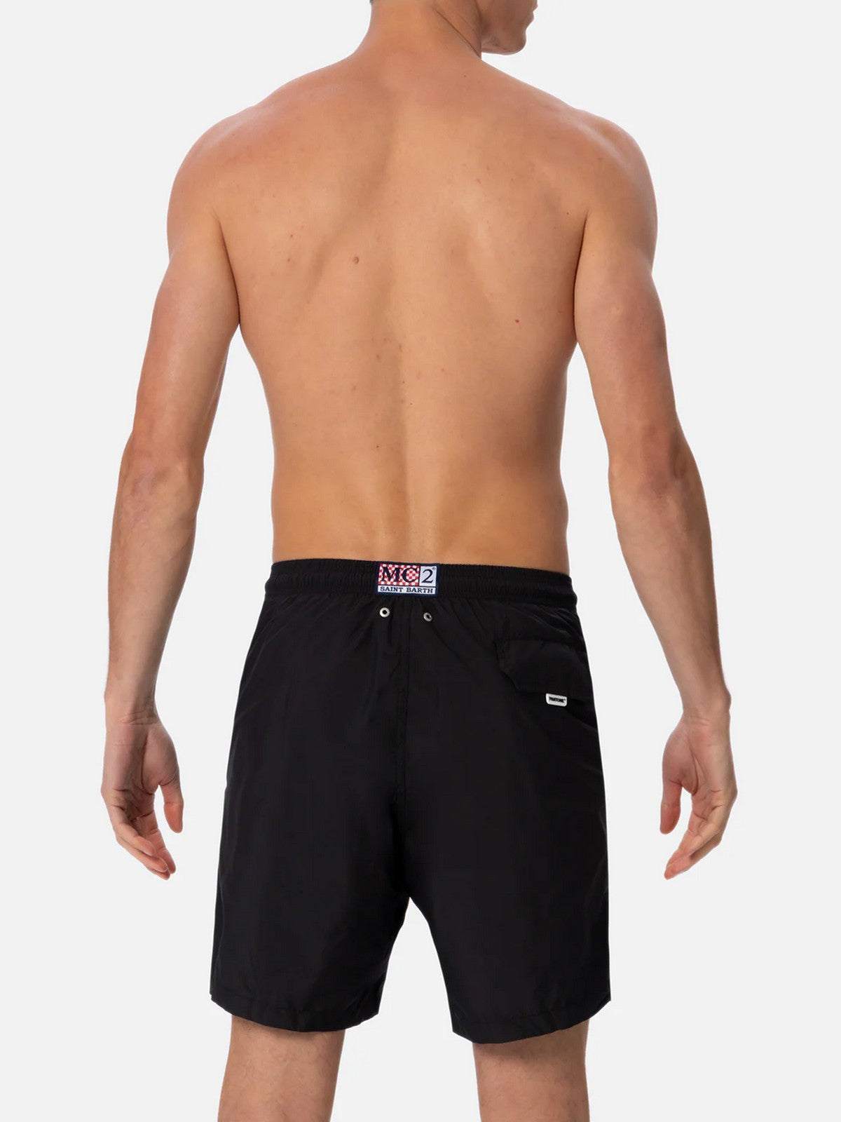 MC2 SAINT BARTH Costume da bagno Uomo  LIGHTING PANTONE 01609H 00 BLACK PNT