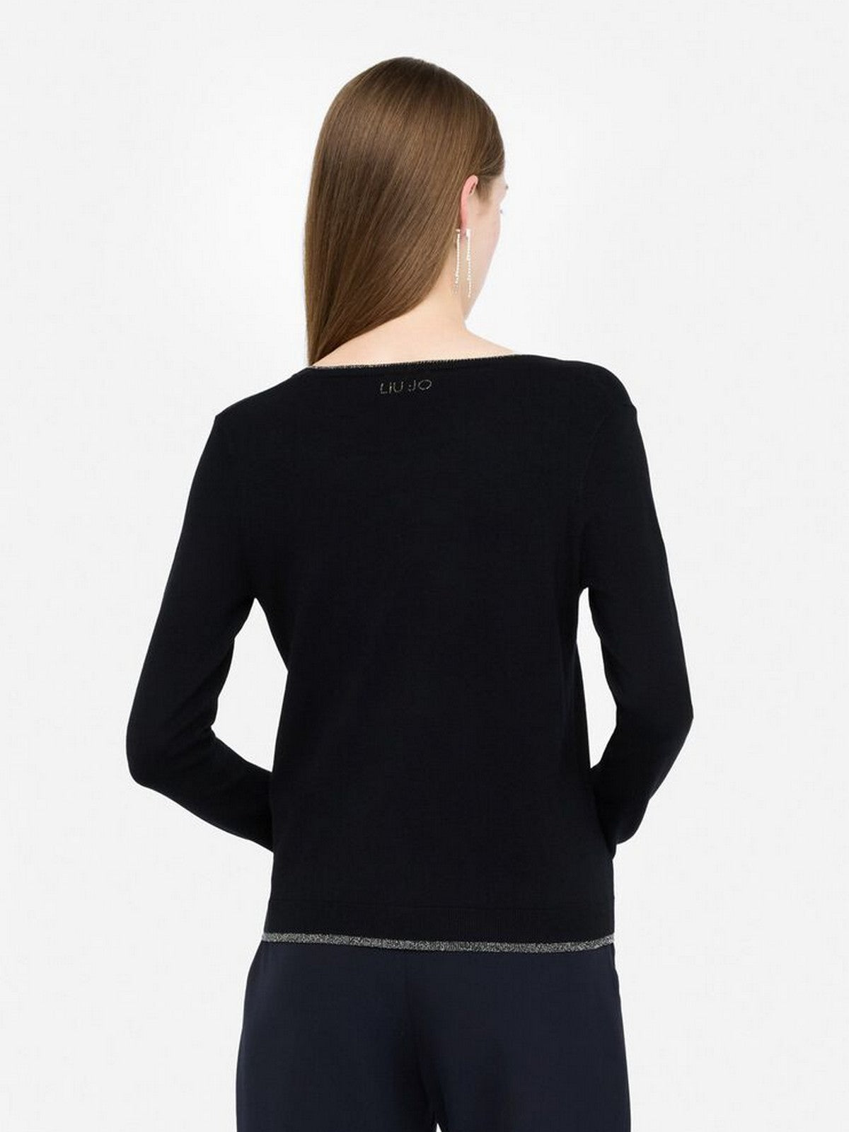 LIU JO WHITE Cardigan Donna  MF5225MS49I 22222 Nero