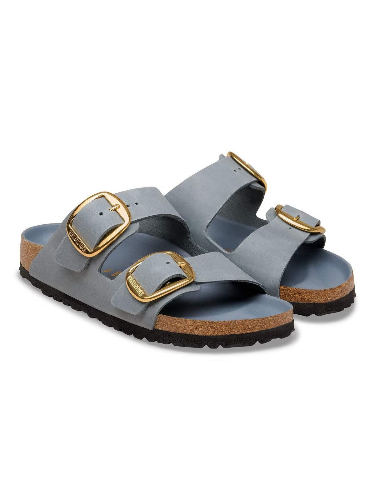 BIRKENSTOCK Sandalo Donna Arizona Big Buckle HEX basalt gray, Oiled leather 1032071 GRAY TAUPE