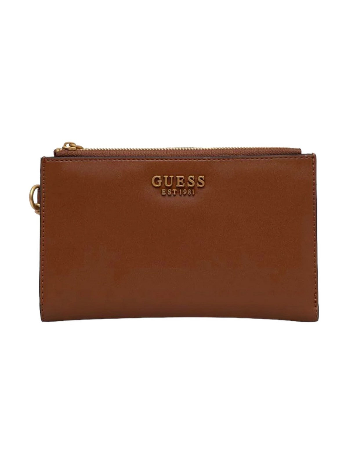 GUESS Portafoglio Donna Laurel Slg Large Zip SWVA85 00570 COG Marrone