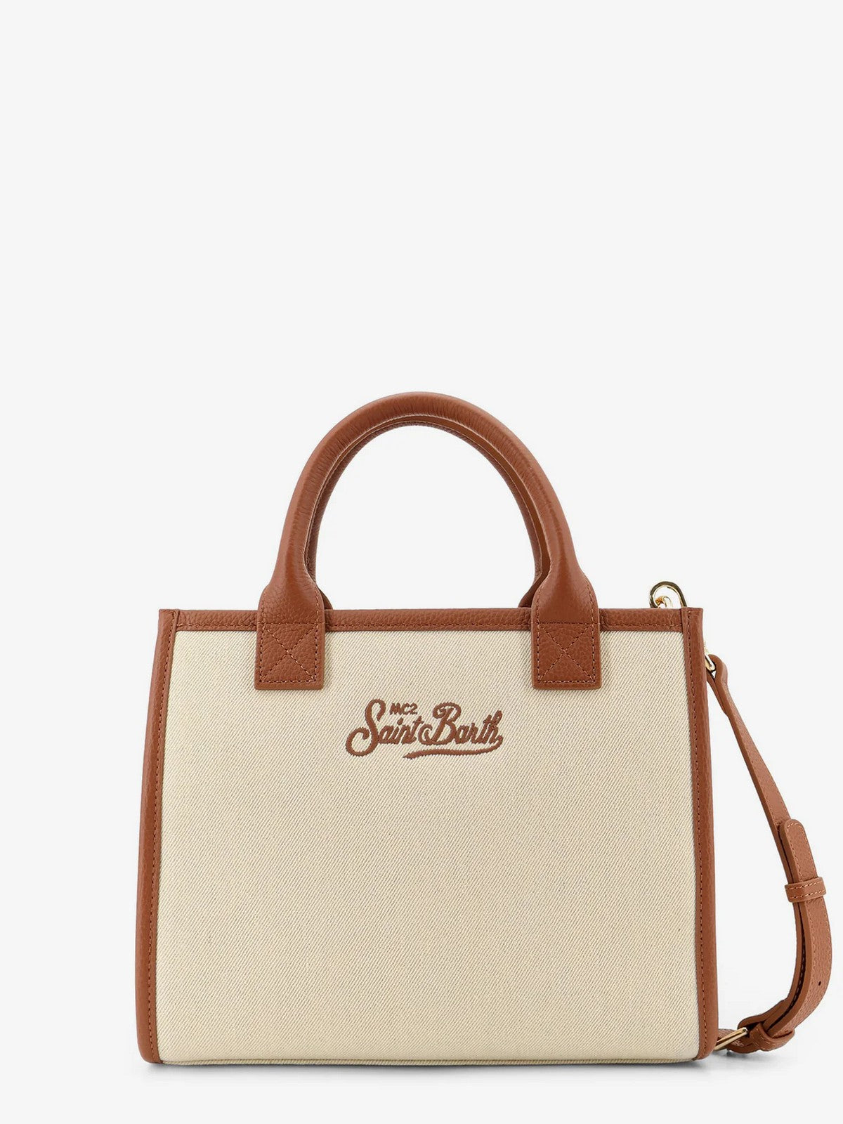 MC2 SAINT BARTH Borsa Donna  VANITY BAG MIDI 01517L CANVAS GRAIN LEATHER 1019 EMB