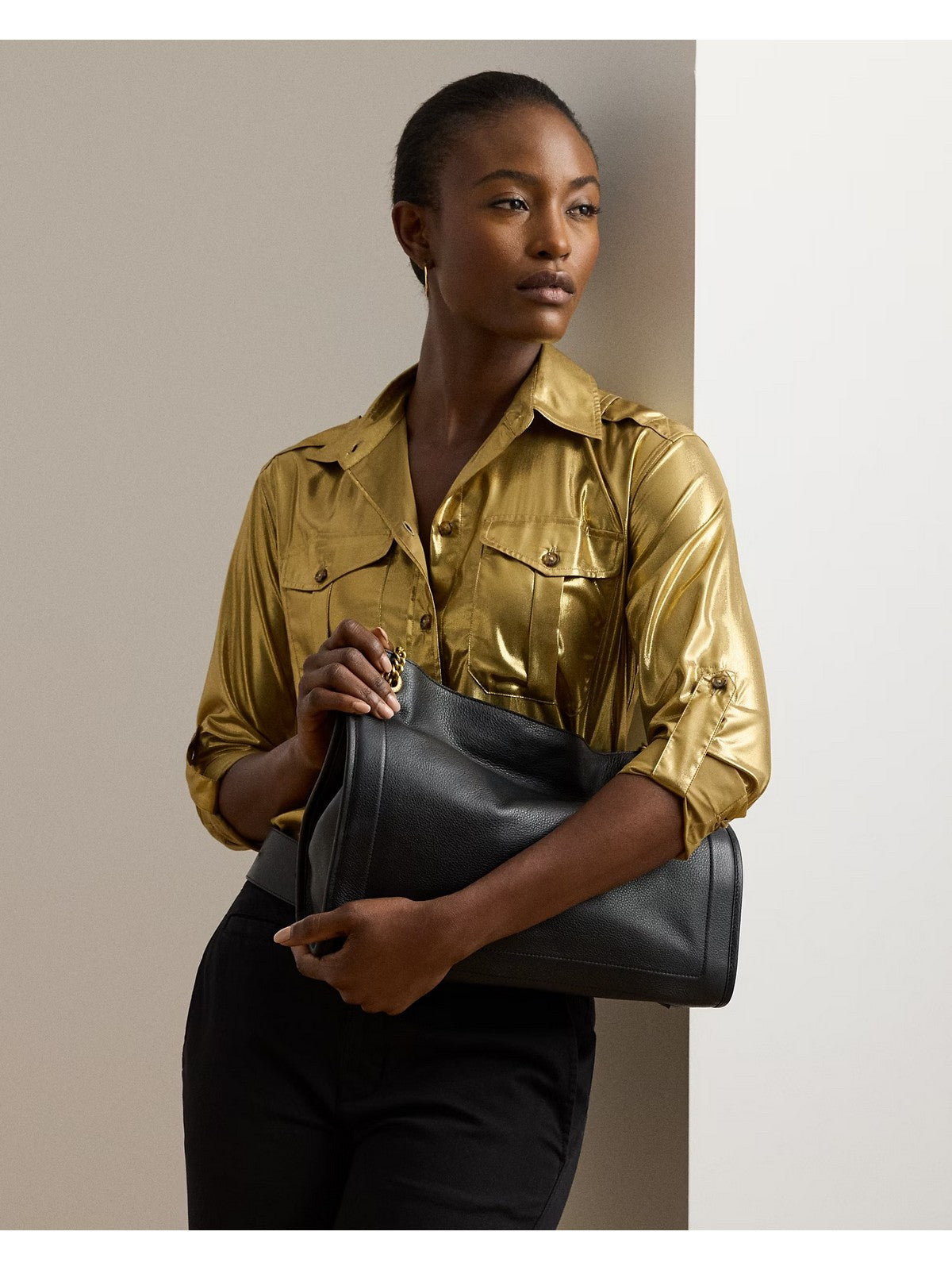 LAUREN RALPH LAUREN Borsa Donna  431969352 002 BLACK