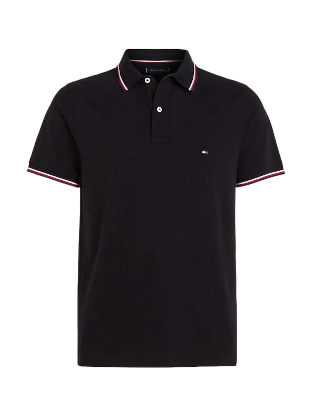 TOMMY HILFIGER T-Shirt e Polo Uomo  MW0MW13080 BDS Nero