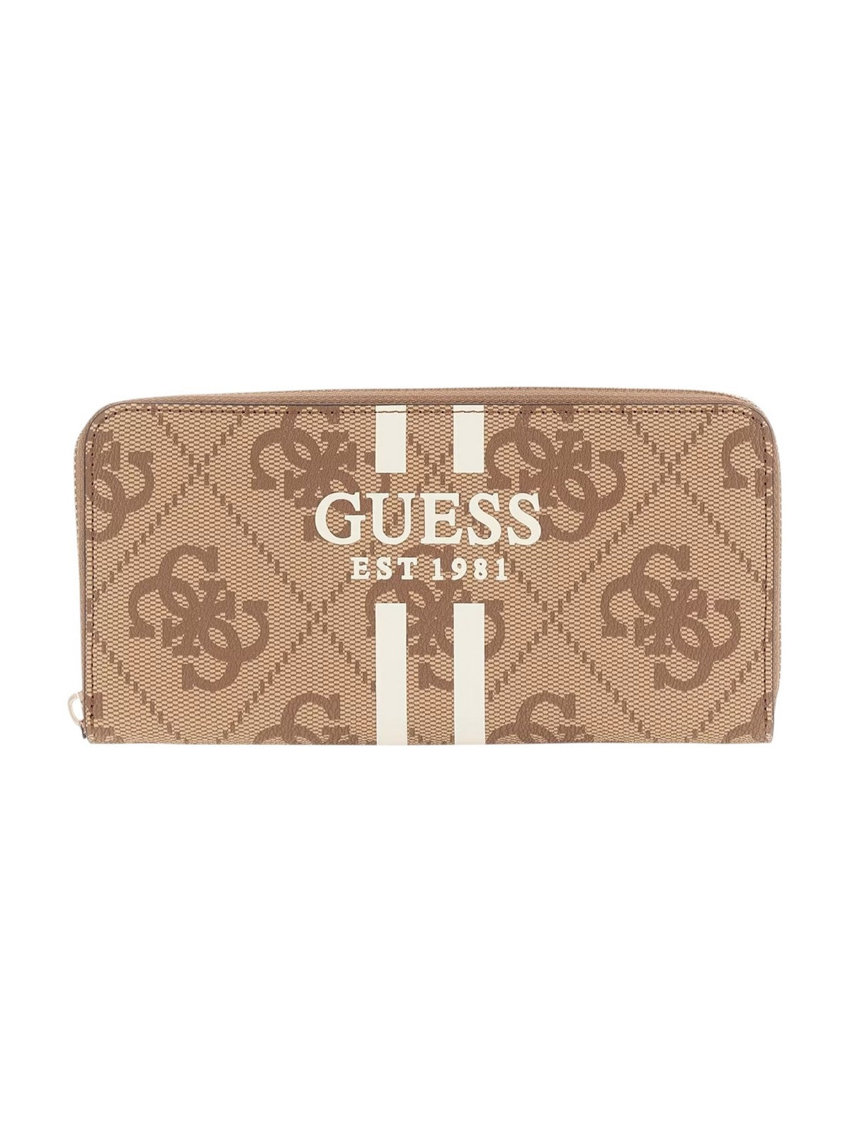 GUESS Portafoglio Donna LAUREL II SLG LARGE ZIP AROUND SWOS74 59146 LTL LATTE LOGO