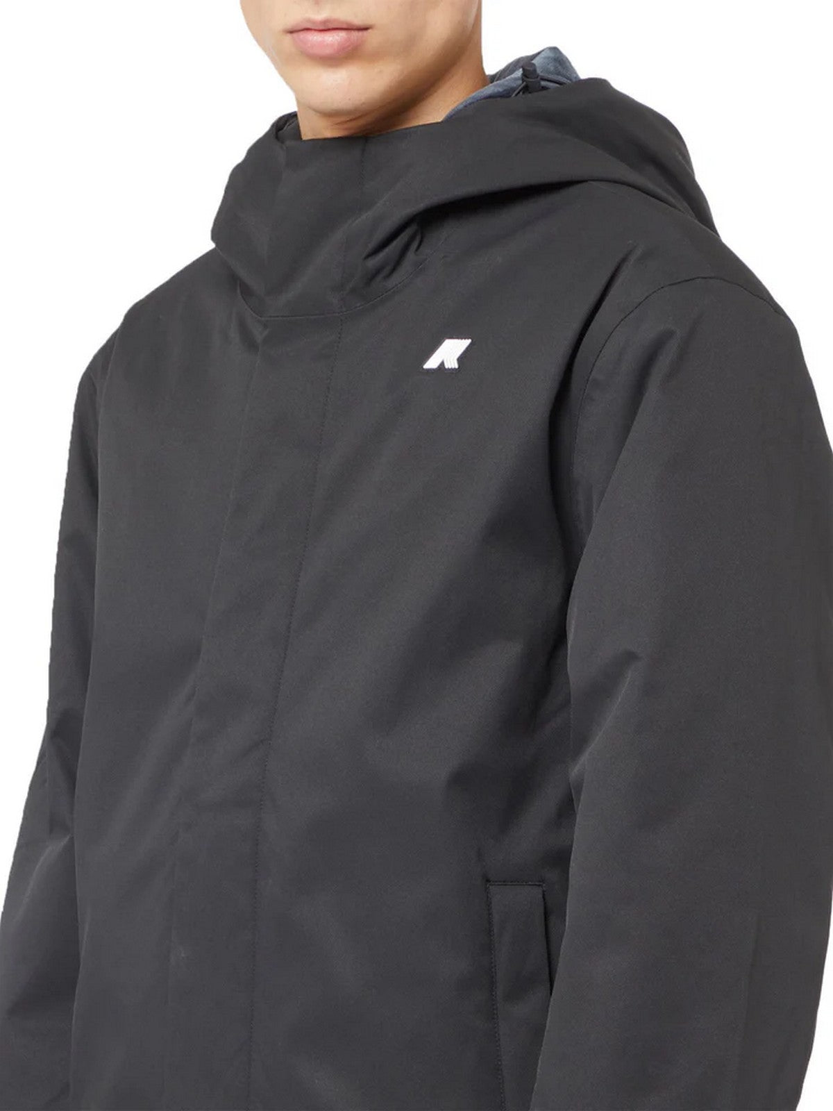 K-Way-Männer Jacko Jacko Twill Marmotta K8133DW AL8 Schwarz