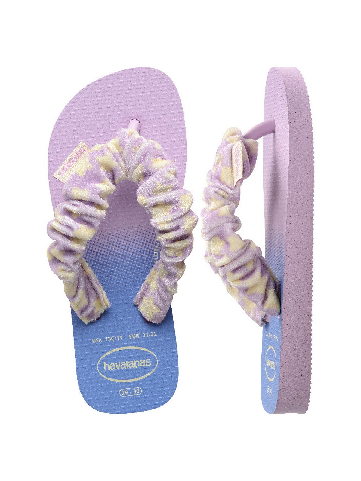 HAVAIANAS Infradito Bambine e ragazze Hav. Kids fluffy 4149941.0397 Viola gioboutiqueweb