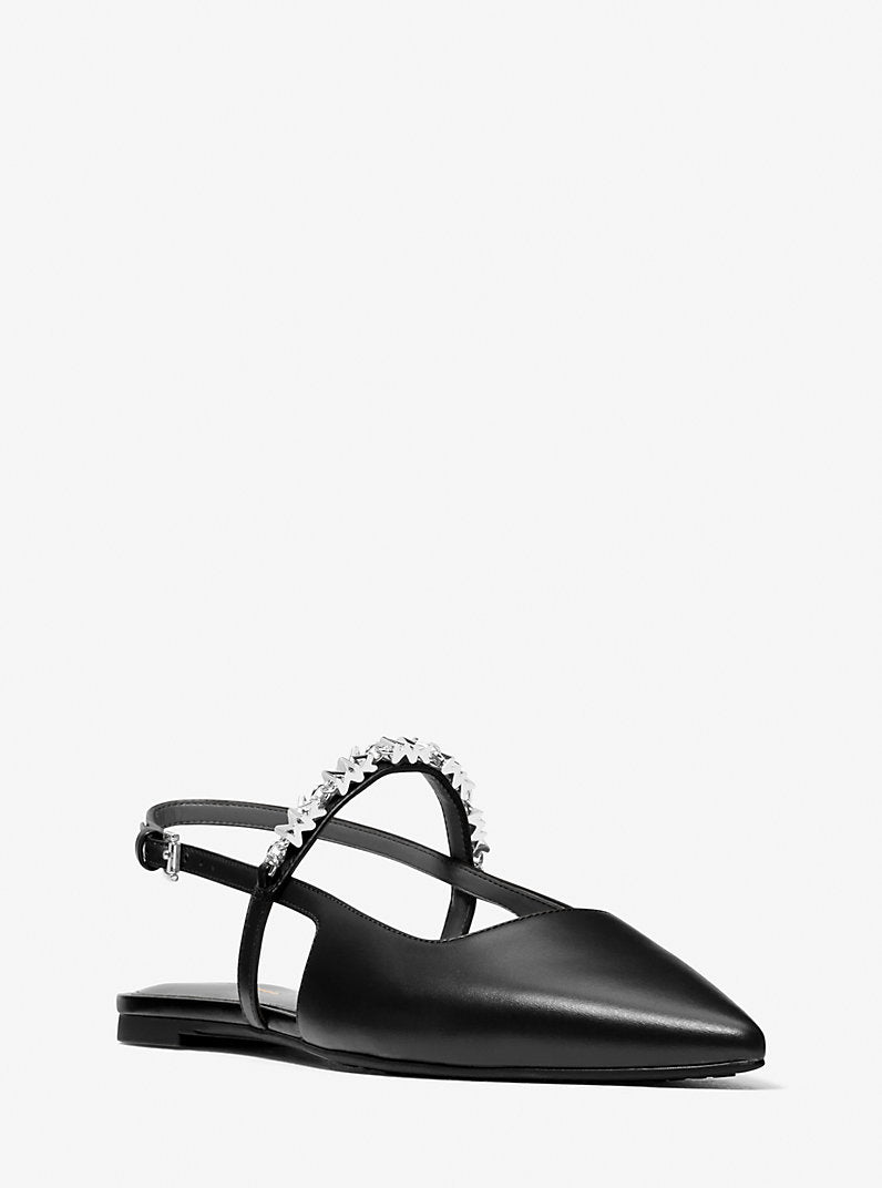 MICHAEL KORS Sandalo Donna DINA FLEX SLING FLAT 40R6DIFP2L 001 BLACK