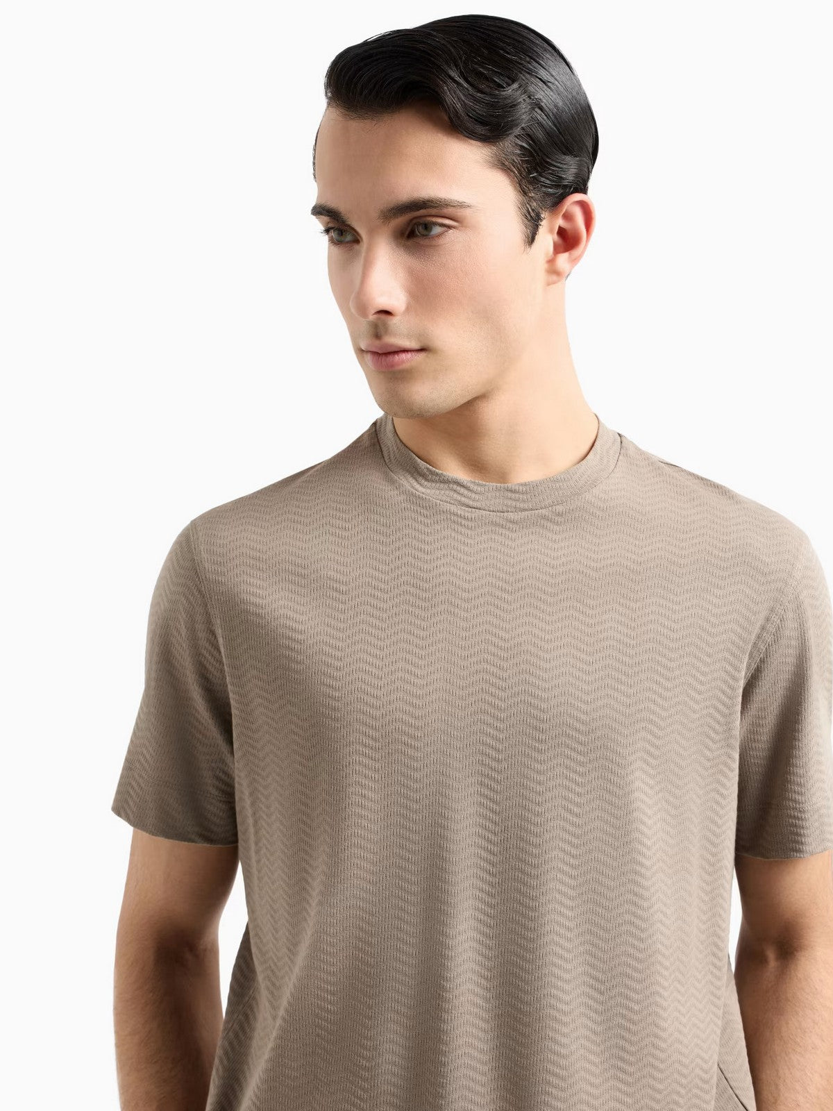 EMPORIO ARMANI T-shirt Uomo  EM001289 AF10762 F6066 Beige gioboutiqueweb