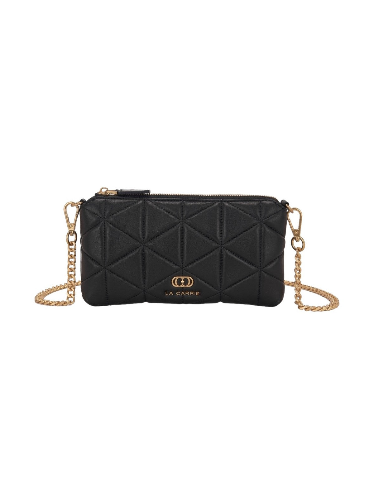 The Carrie clutch bag women 142p-aa-102-lea blaa black