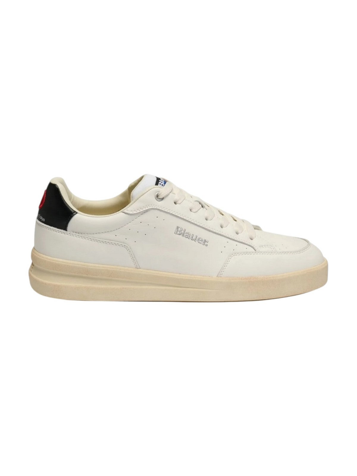 BLAUER Sneaker Uomo KYOTO01 S6KYOTO01/VIN WHI/BLK WHITE/BLACK