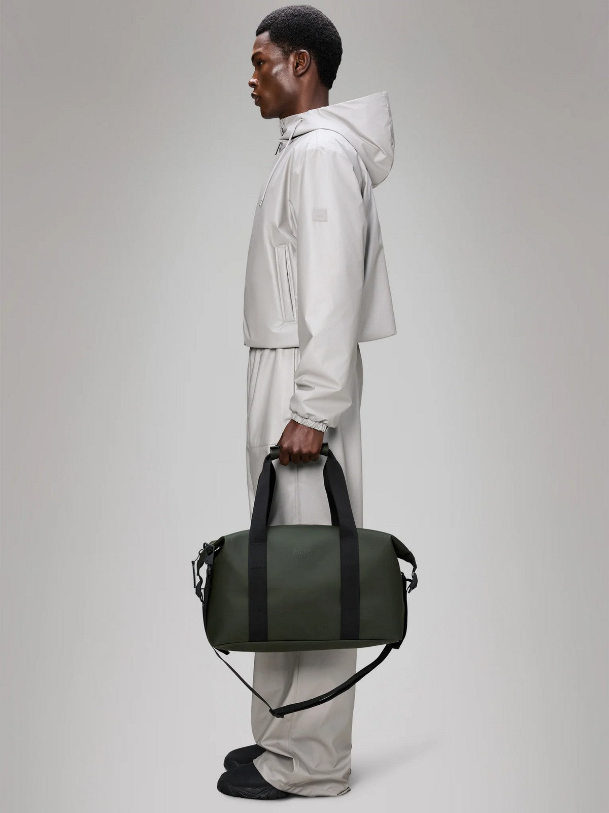 RAINS Borsa Unisex adulto Hilo Weekend Bag Small W3 14220 03 Green GREEN