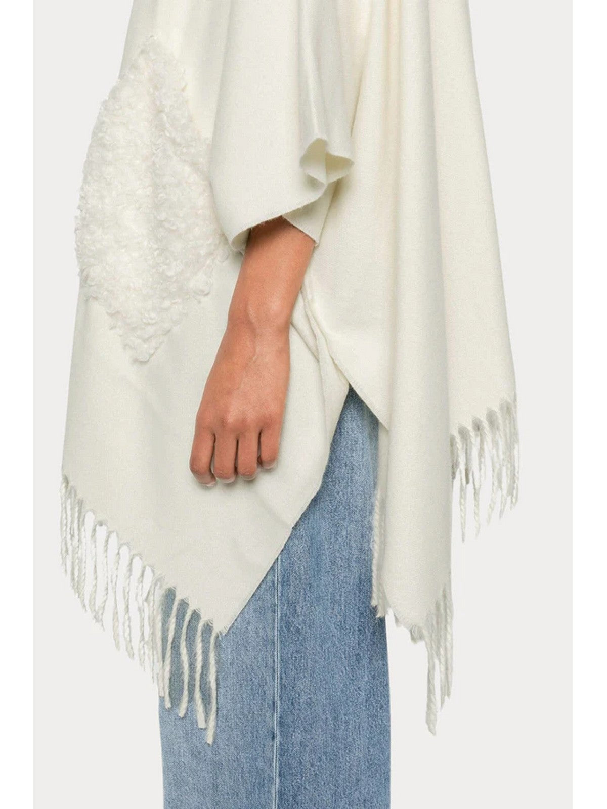 LIU JO SOFT Poncho Donna  2F4018T0300 10701 Bianco