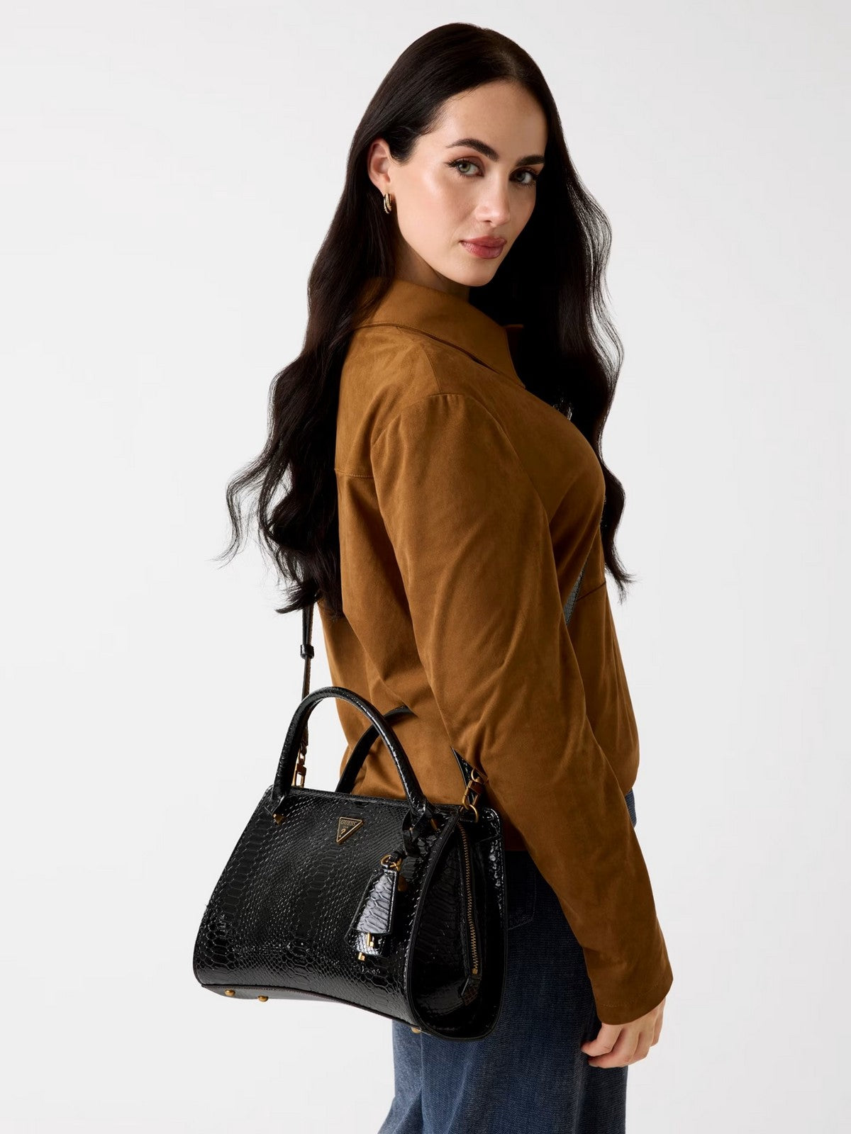 GUESS Borsa Donna ANNITA GIRLFRIEND SATCHEL HWKB94 99060 BLA BLACK