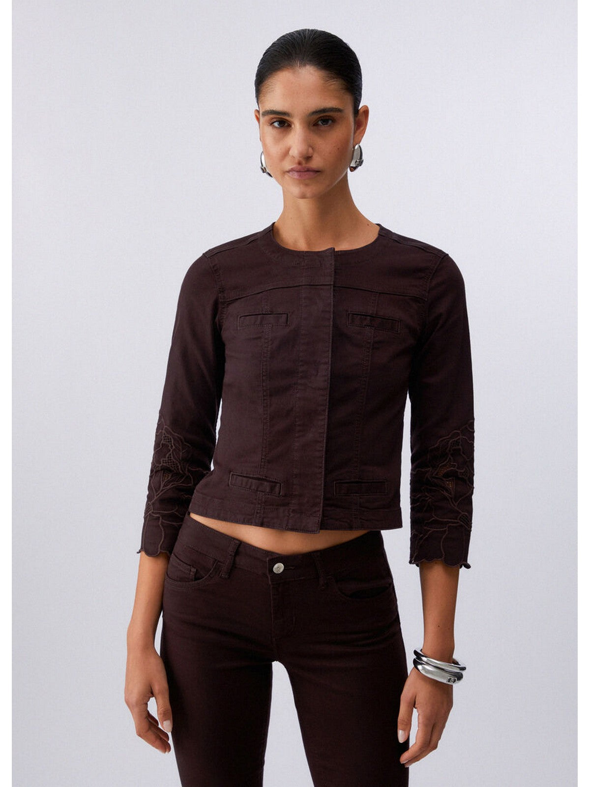 LIU JO WHITE Giubbino Donna  WA6262T367A P9688 Sacher/ric.flowers
