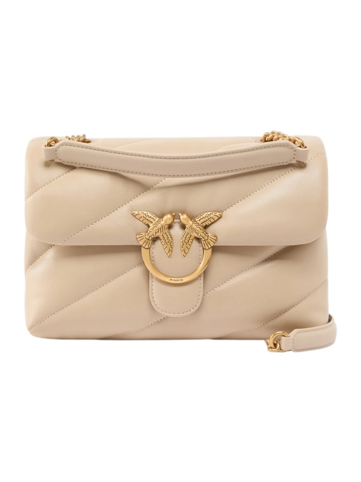 PINKO Borsa Donna Love classic puff 100038-A0F2 C50Q BEIGE GRIGIO