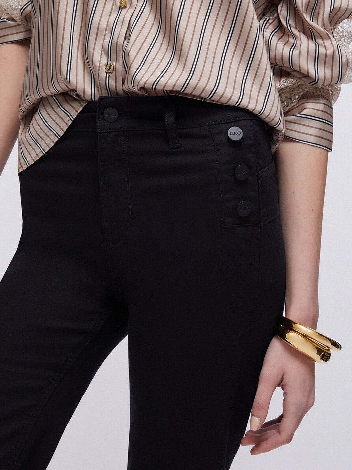 LIU JO WHITE Pantalone Donna  WA6403T367A 22222 Nero