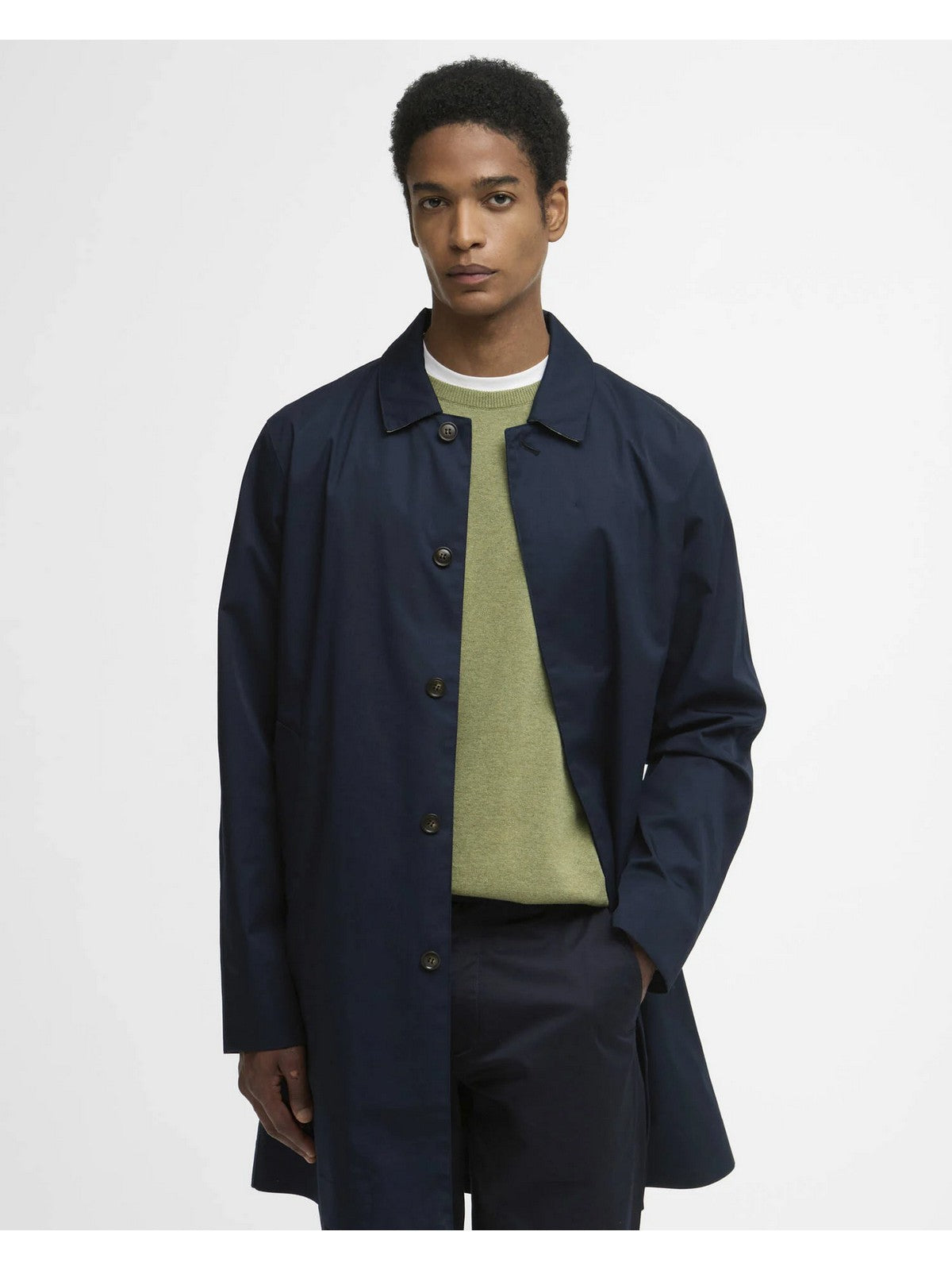 BARBOUR Giubbino Uomo ROKIG JACKET MWB0856 NY75 NAVY/HIGHLAND LAKE