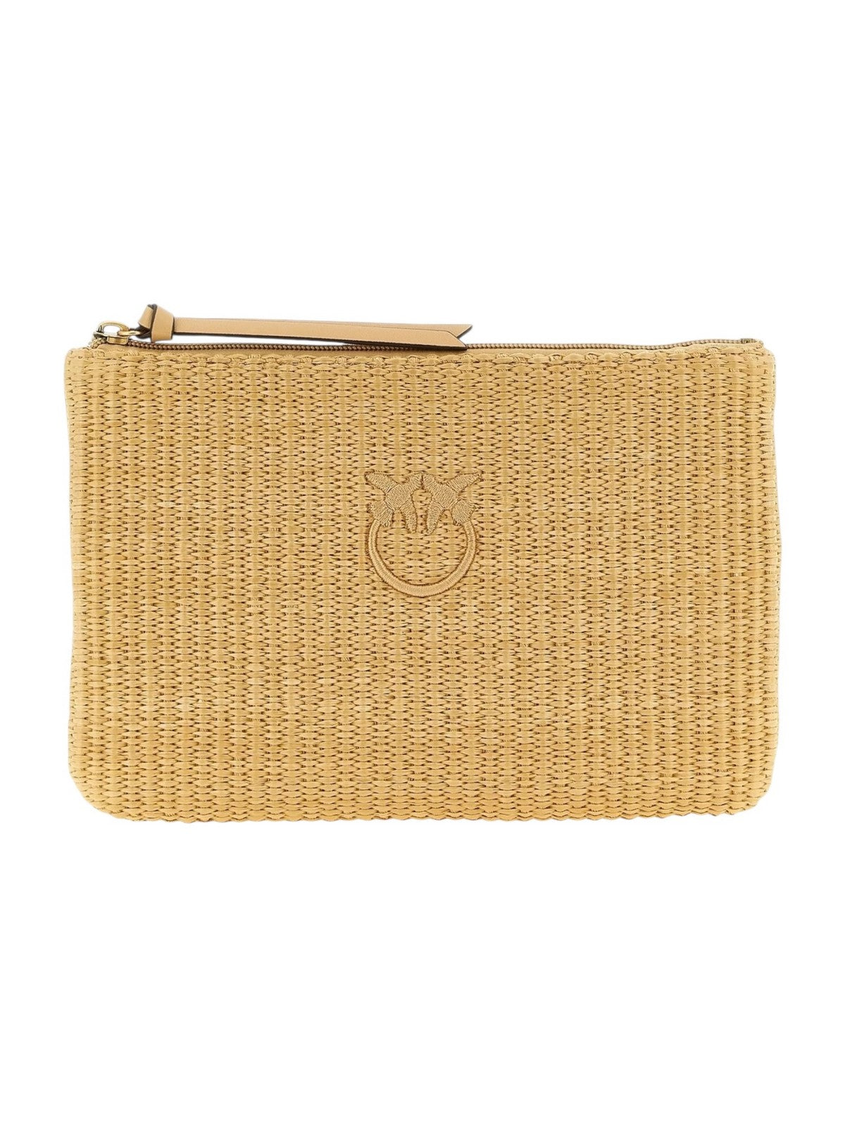 PINKO Borsa Donna POCHETTE RAFIA 106763-A39Y C24Q RAFIA/NERO-ANTIQUE GOLD