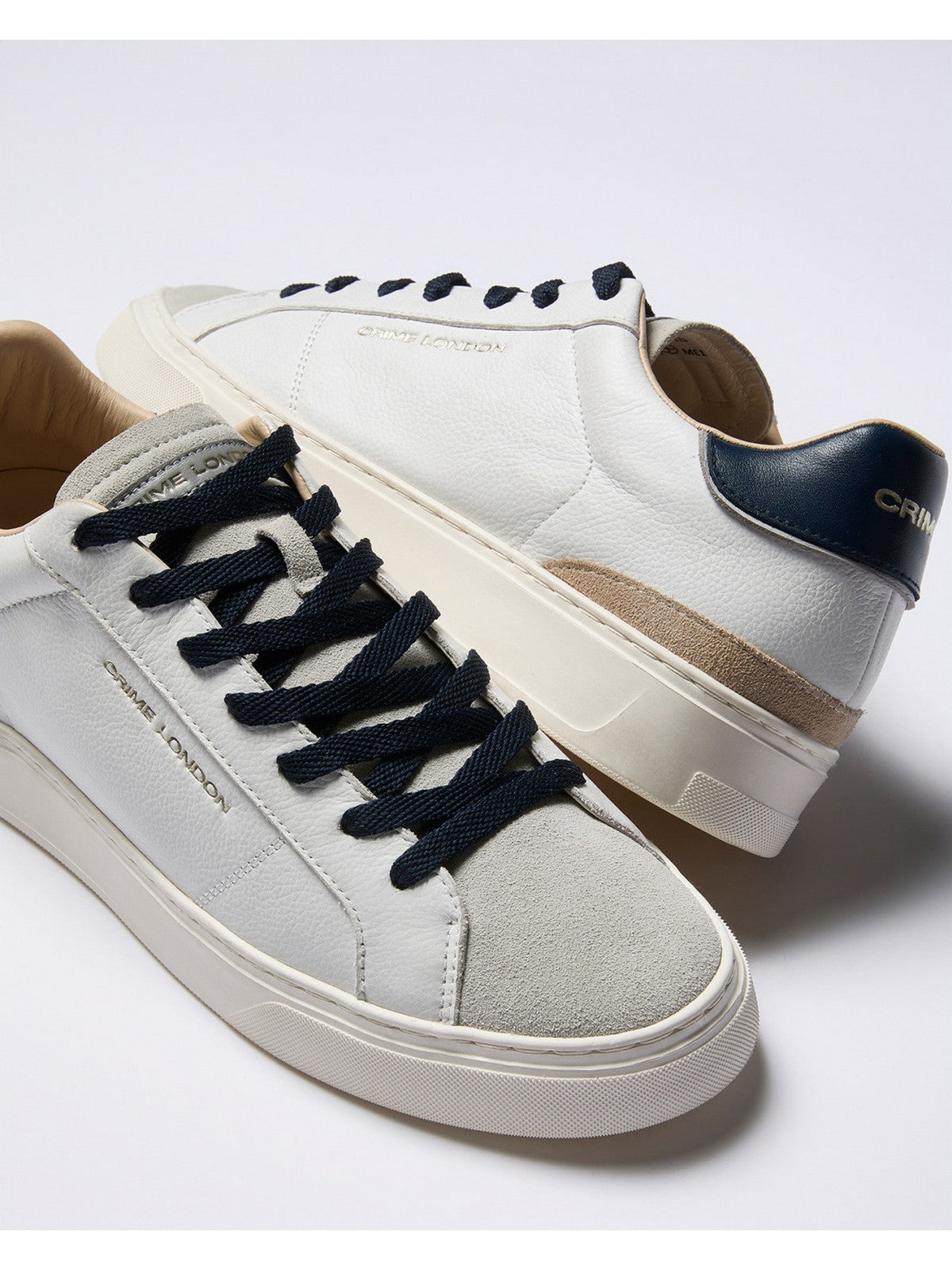 CRIME LONDON Sneaker Uomo BLADE DEEP ROYAL 19700PP8 10 WHITE