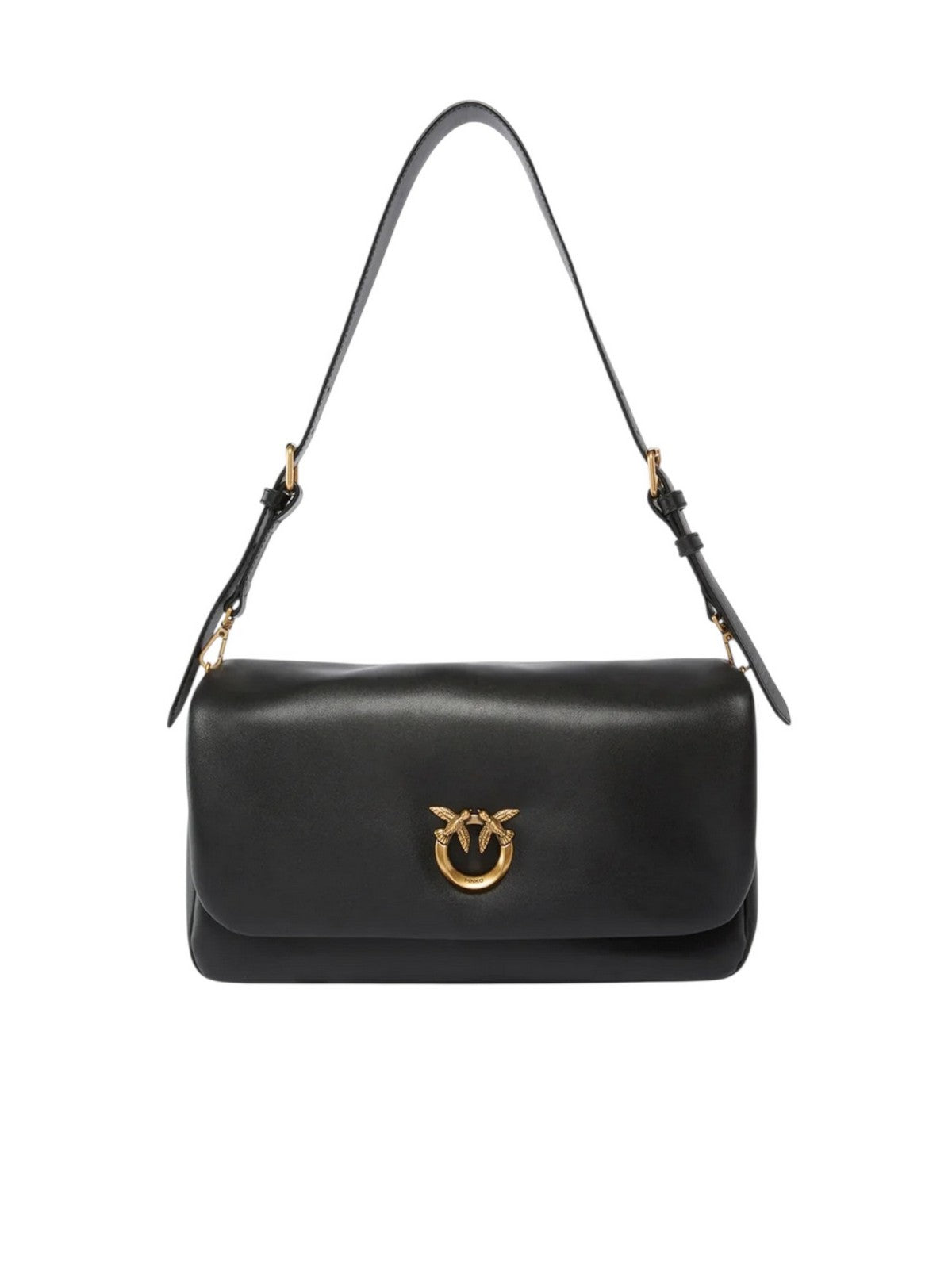 PINKO Borsa Donna CLICK SOFT HORIZONTAL HANDLE C 106178-A0QO Z99Q NERO-ANTIQUE GOLD