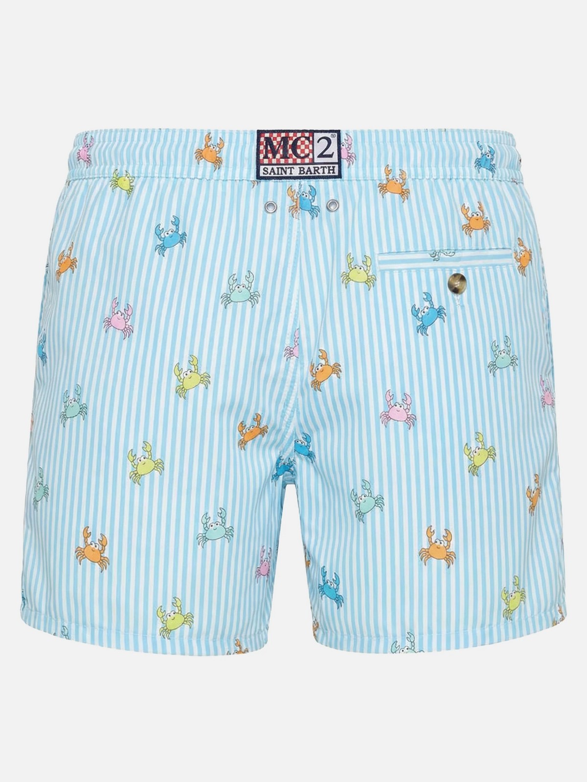 MC2 SAINT BARTH Costume da bagno Uomo  LIGHTING MICRO STRETCH 01081L PINCHY MULTI STRIPES 30