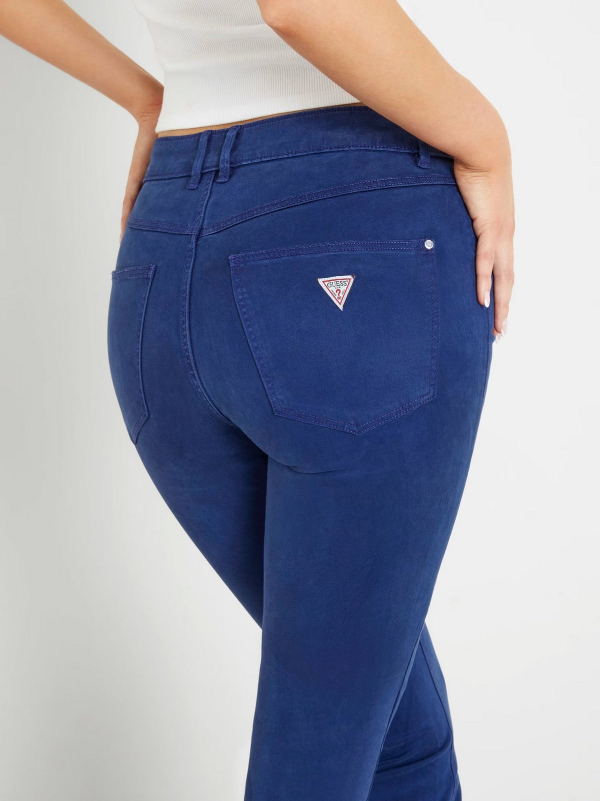 Zgadnij Pantalone Woman 1981 Capri W4GA91 W93CE G7K5 Blue