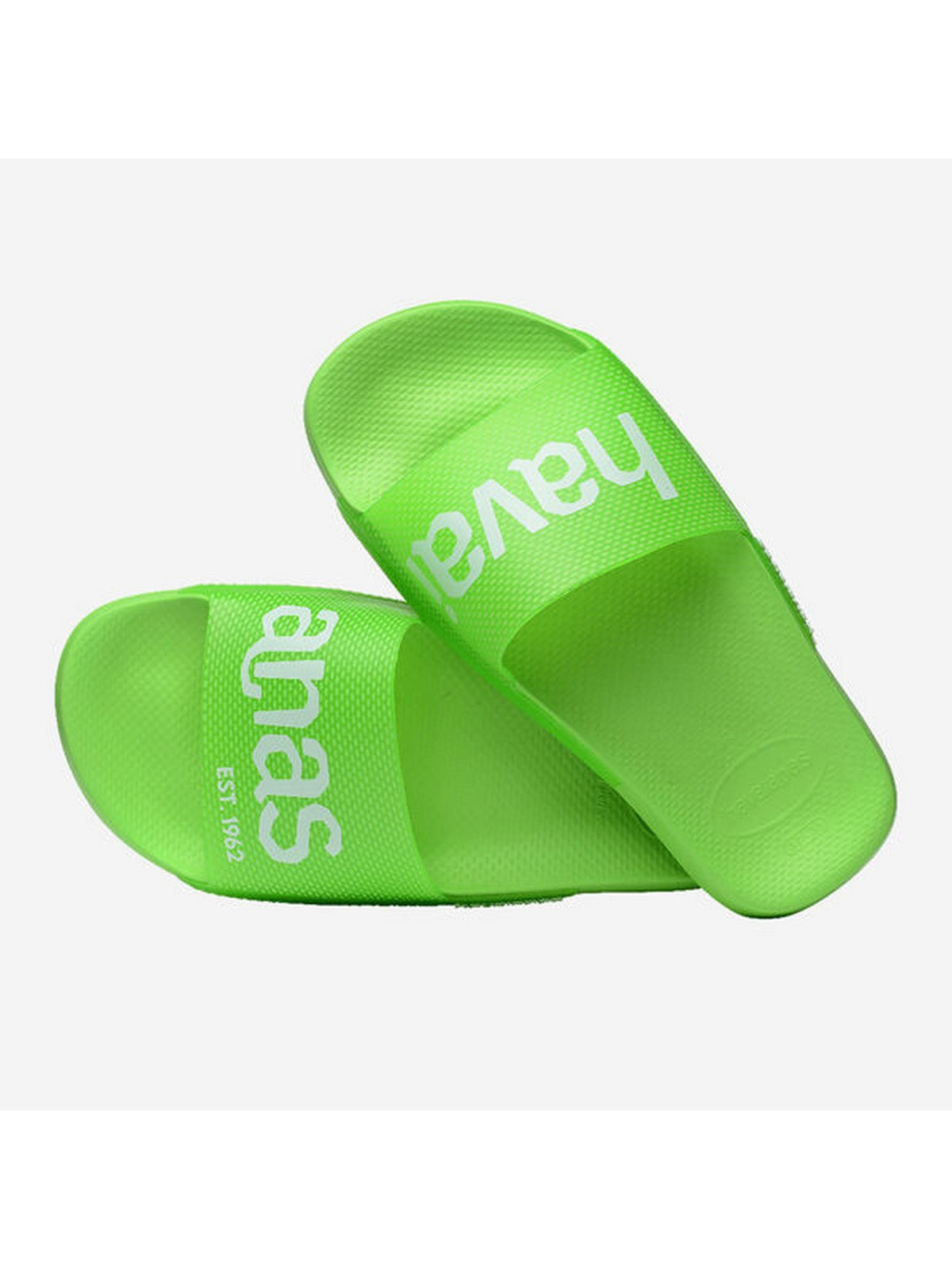 HAVAIANAS Pantoufle Femme Hav. Slide Logomania Néon 4149038.5574 Vert