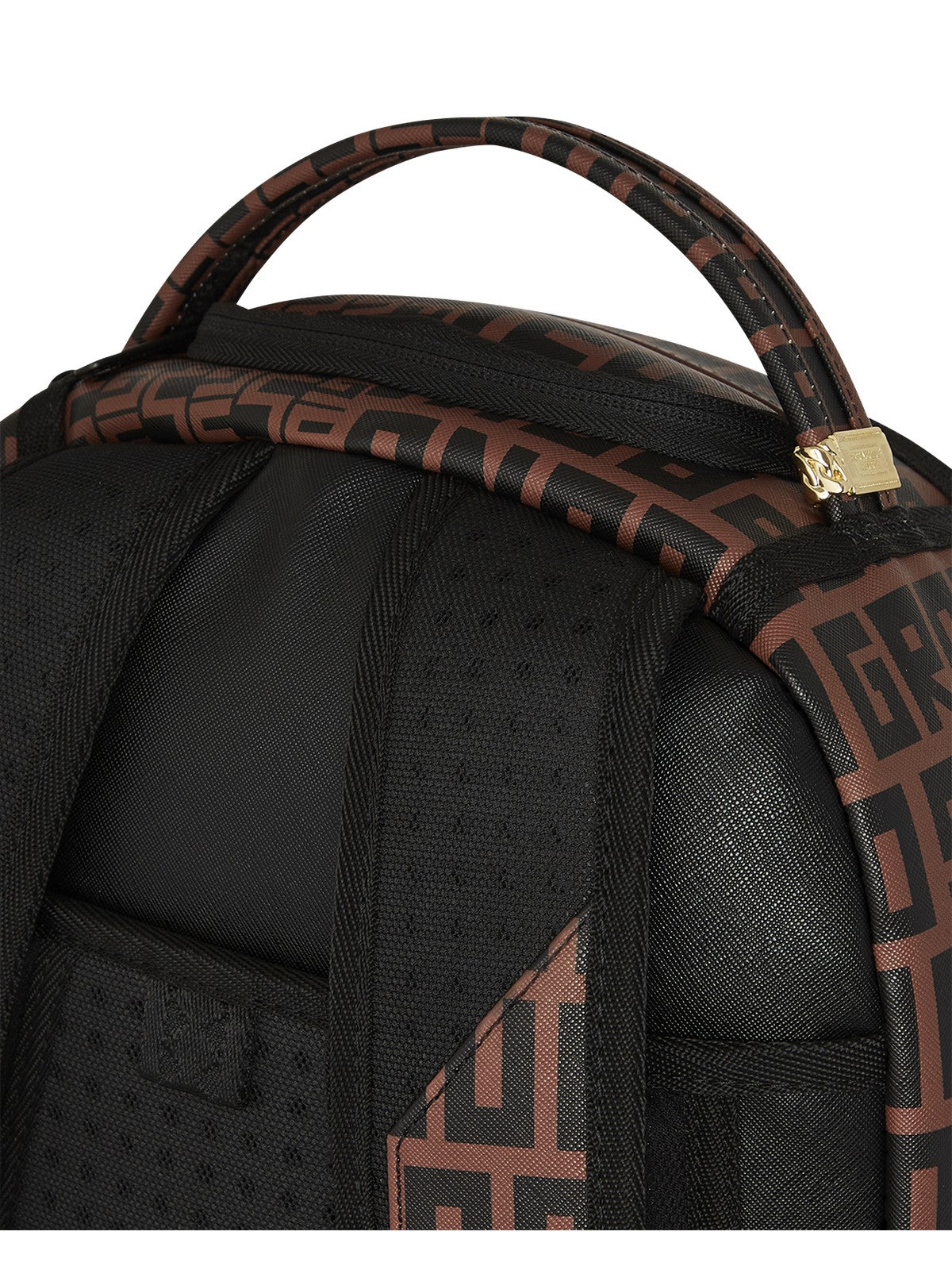 SPRAYGROUND Zaino Uomo MONEY SPLIT DLX BACKPACK 910B7222NSZ MARRONE