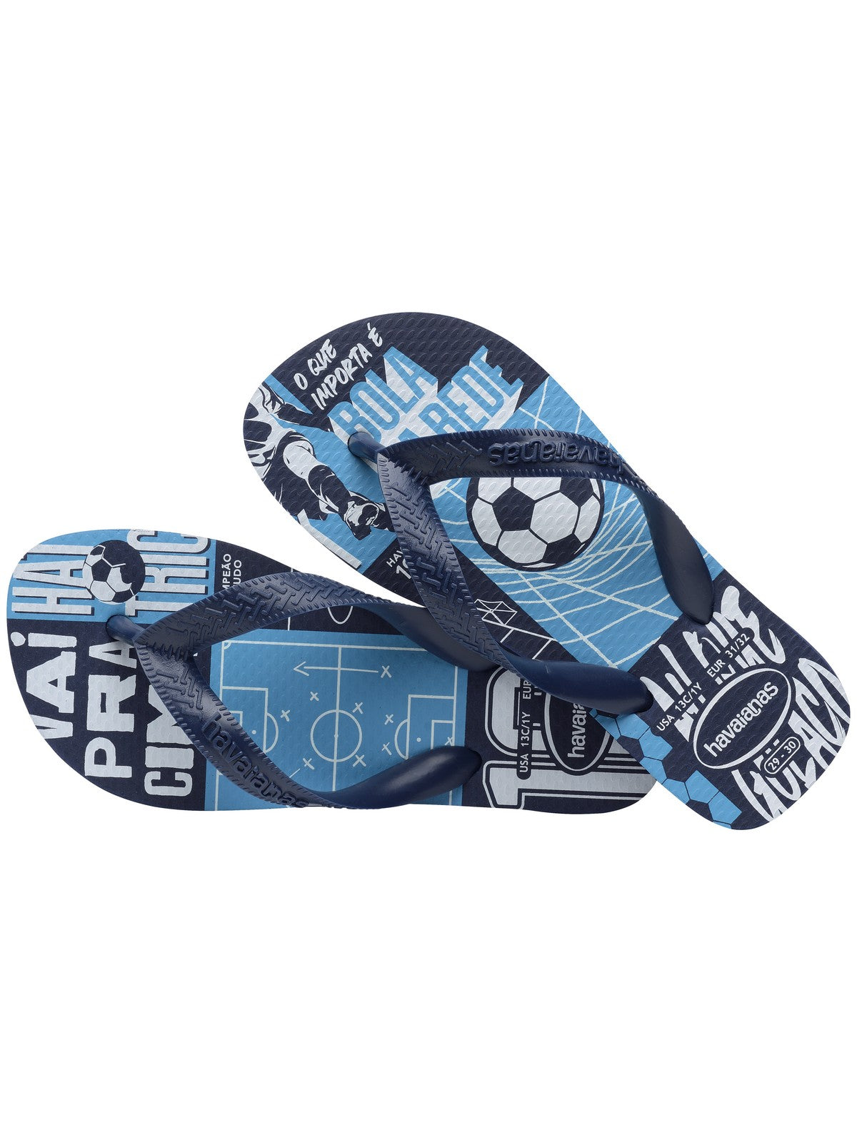 Havaianas Flip Flops Children and Boys Hav. Kids Athletic 4127273.4368 Blue