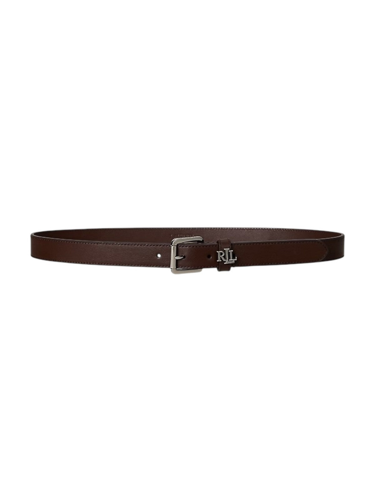 LAUREN RALPH LAUREN Cintura Donna LGO KPPER 25-BELT-SKINNY 412968763 007 DARK HICKORY gioboutiqueweb