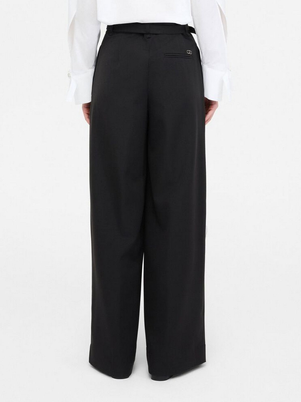 LIU JO WHITE Pantalone Donna  MF5269TS224 22222 Nero