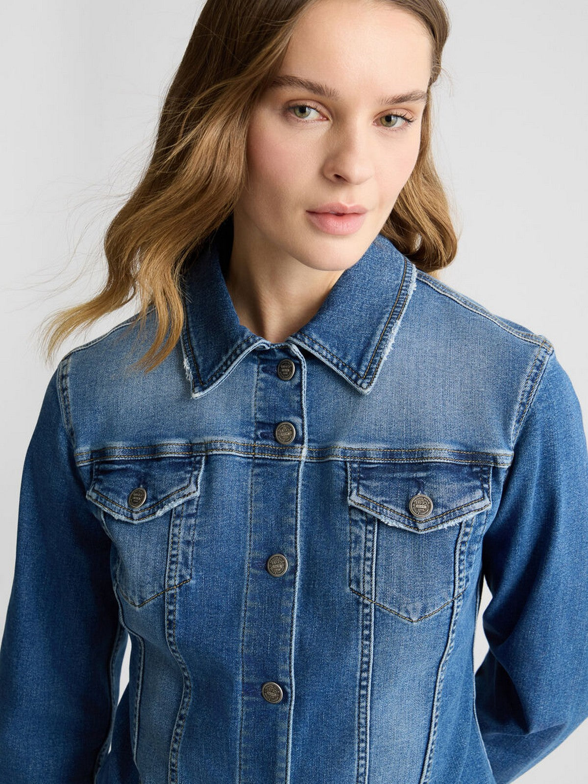 LIU JO BLUE DENIM Giubbino Donna  UA5046DS615 78849 Blu gioboutiqueweb