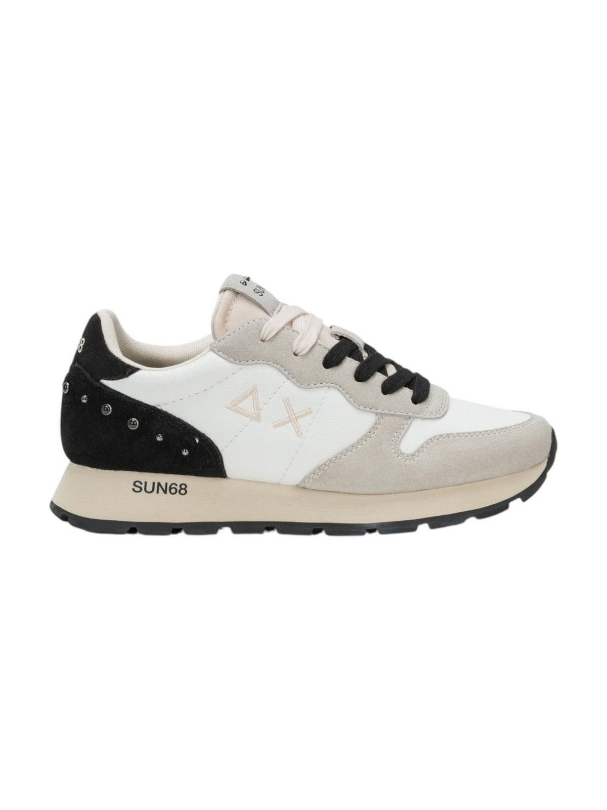 SUN68 Sneaker Donna Ally studs Z44206 31 Bianco