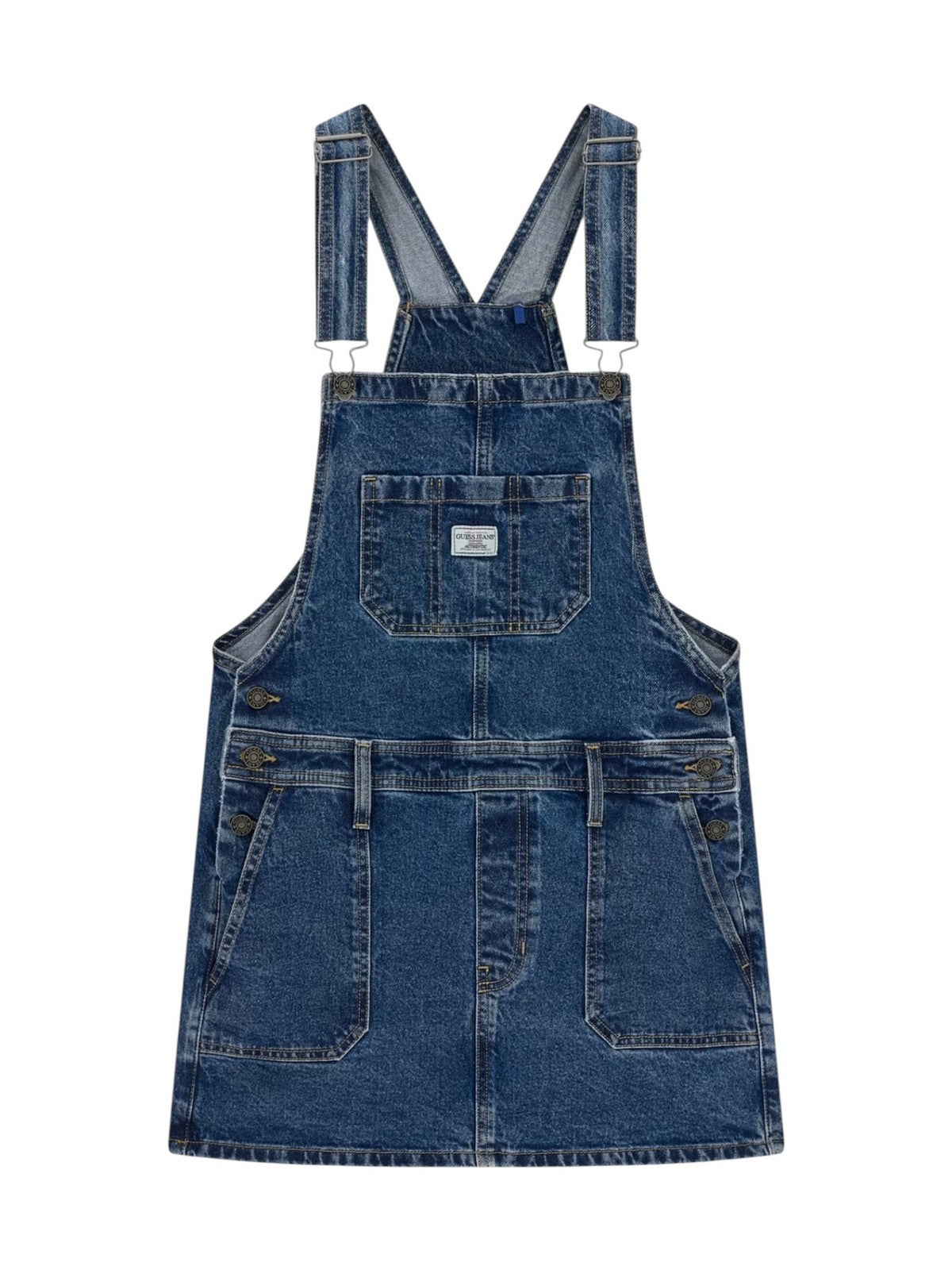 GUESS Abito Donna GJ OVERALL DRESS W6GK25 D5M4O GVMU GJ VEIN MEDIUM USED