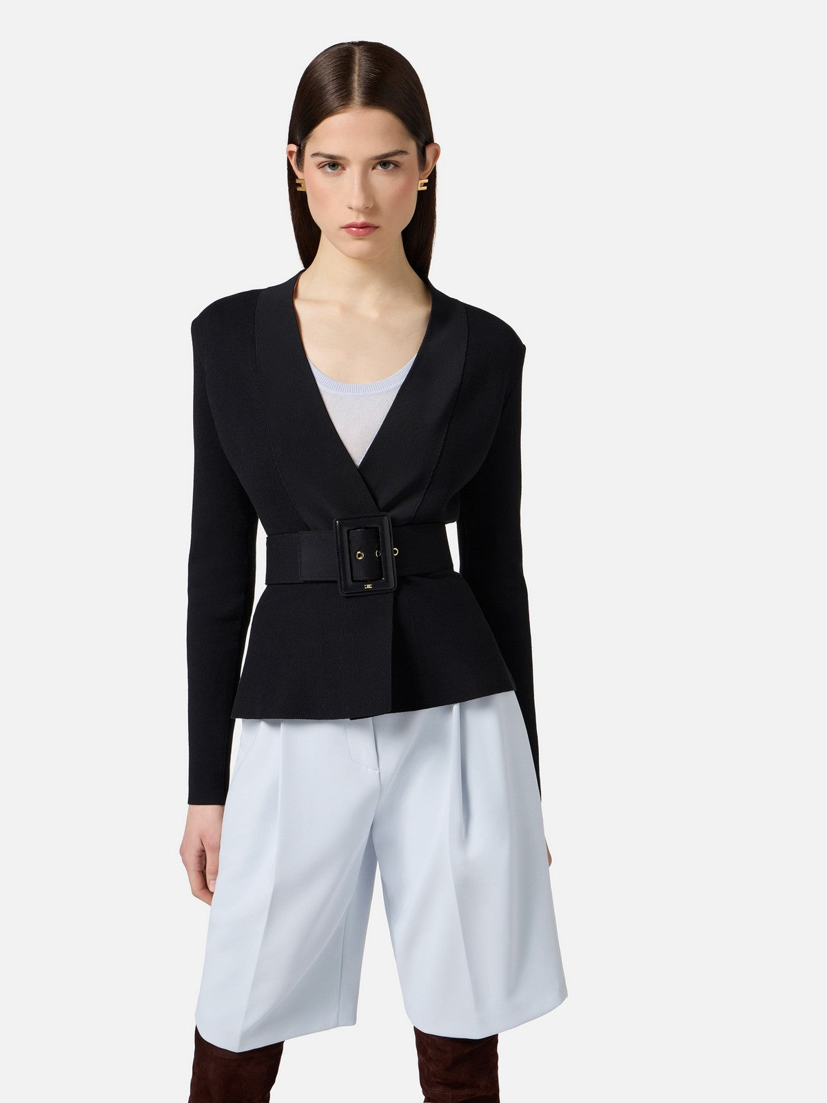 ELISABETTA FRANCHI Maglia Donna  MK48S57E2 110 Nero