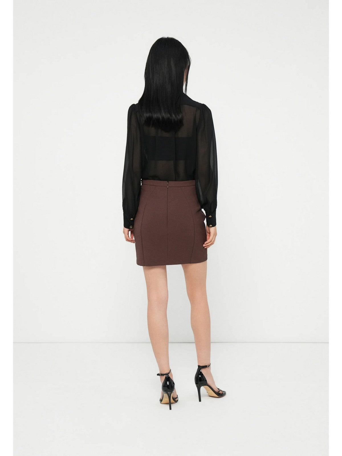 ELISABETTA FRANCHI Gonna Donna  GO14857E2 EA3 COFFEE