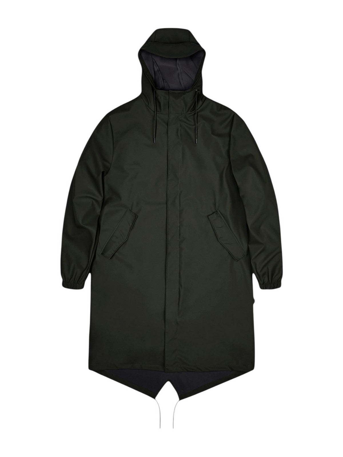 RAINS Giubbino Unisex adulto Fishtail Parka W3 18140 03 Green GREEN