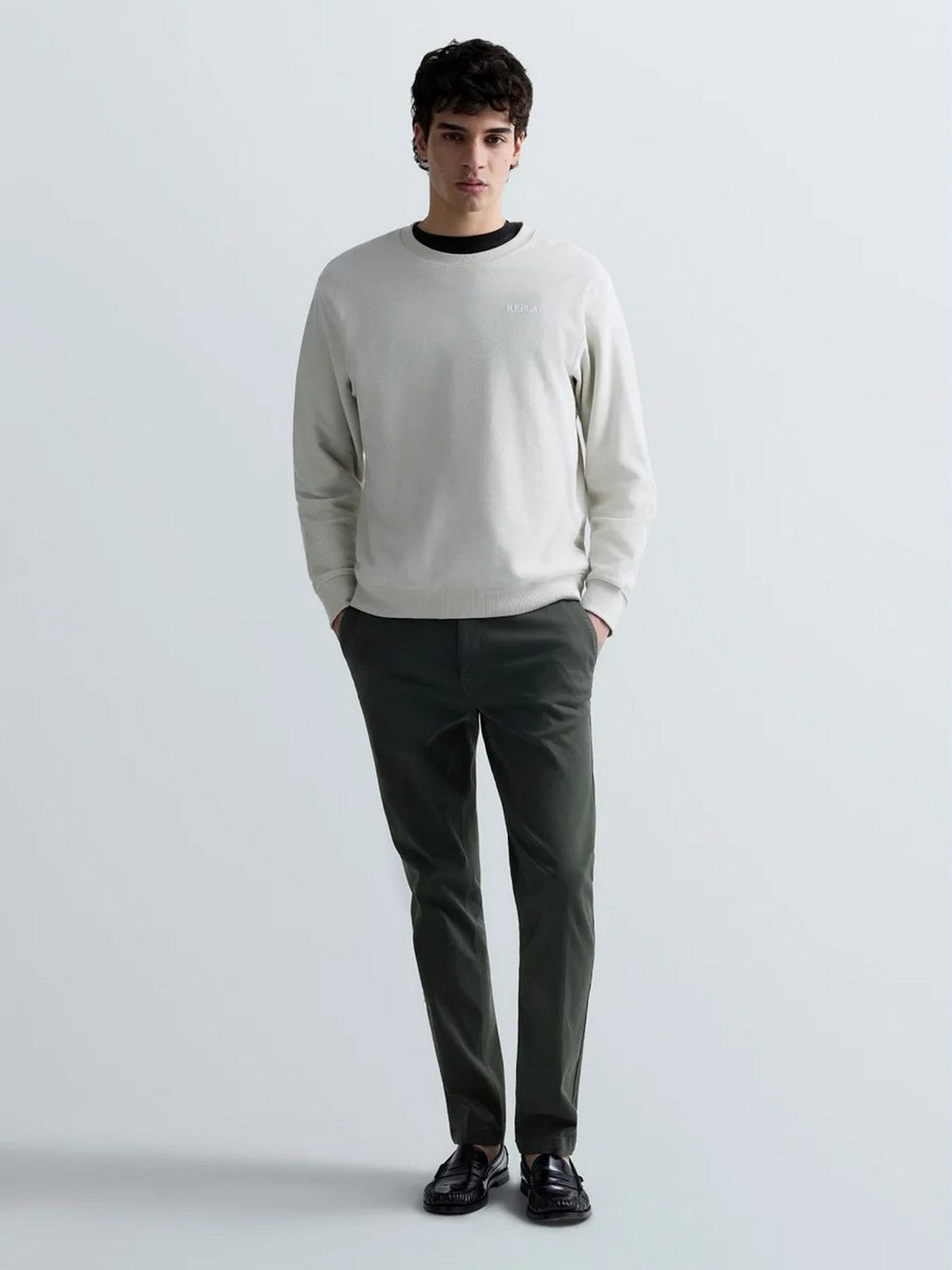 REPLAY Pantalone Uomo BENNI M9722E0008366197 030 MILITARY GREEN..