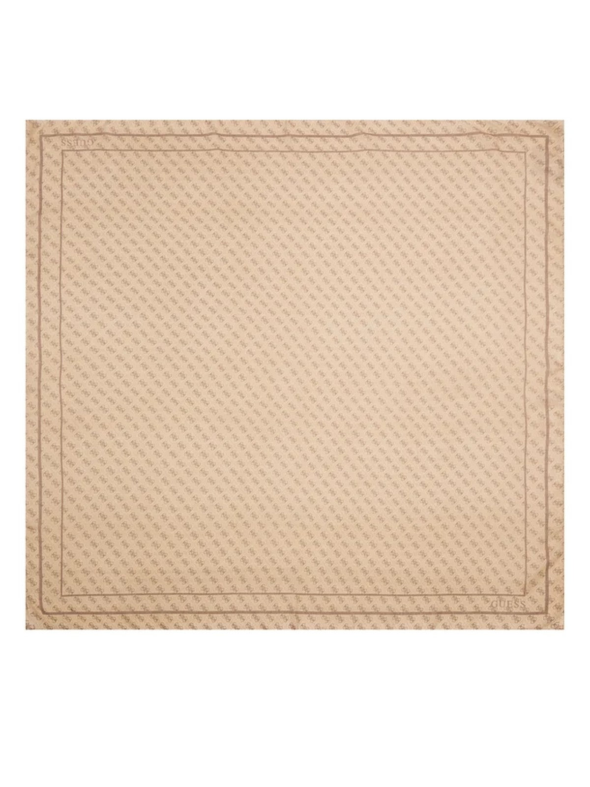 GUESS Foulard Donna G-James Logo Kefiah AW9986 SIL30 LTL Beige gioboutiqueweb