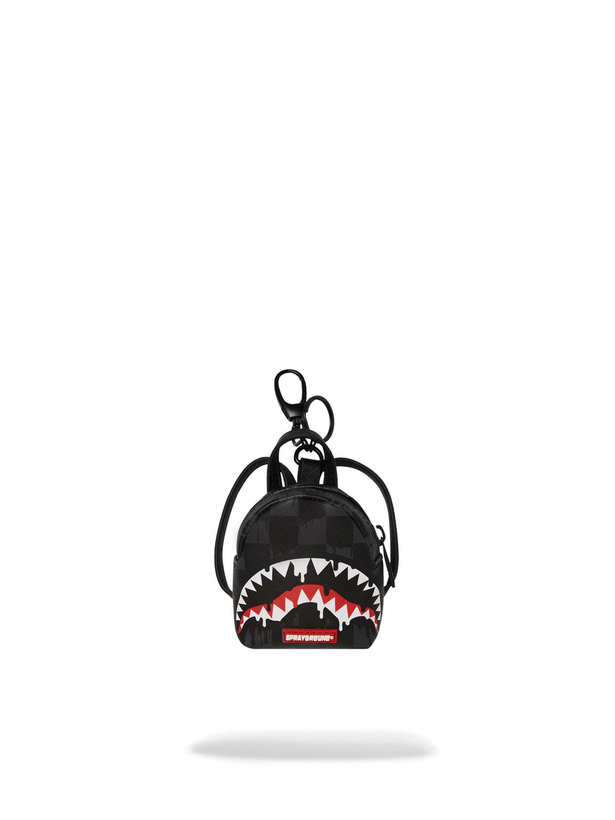 SPRAYGROUND Portachiavi Unisex adulto DRIPPING SHARKS IN PARIS KEYCHAIN 910K7973NSZ Nero