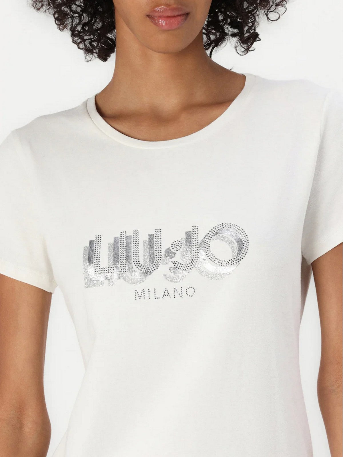 LIU JO SPORT T-shirt Donna  TA5214JS003 M9136 White milk/LiuJo gioboutiqueweb