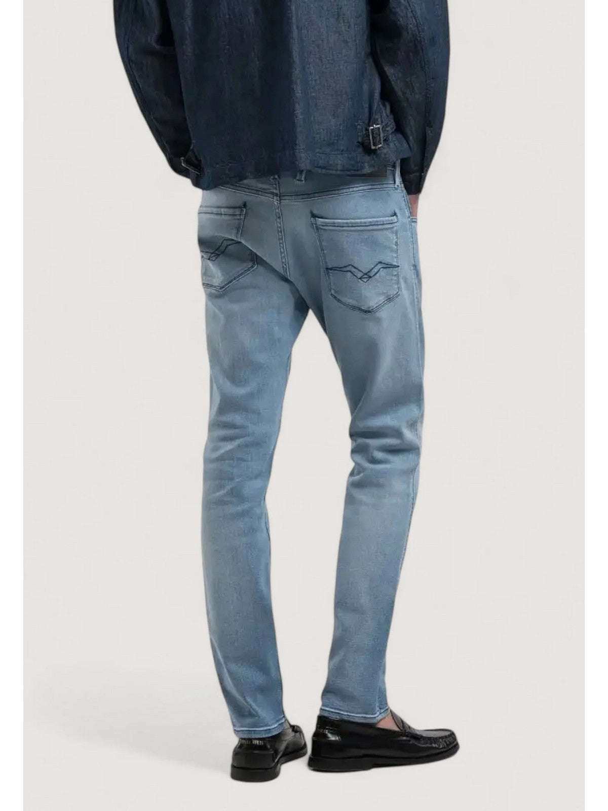 REPLAY Jeans Uomo ANBASS M914Y000261C42 010 LIGHT BLUE