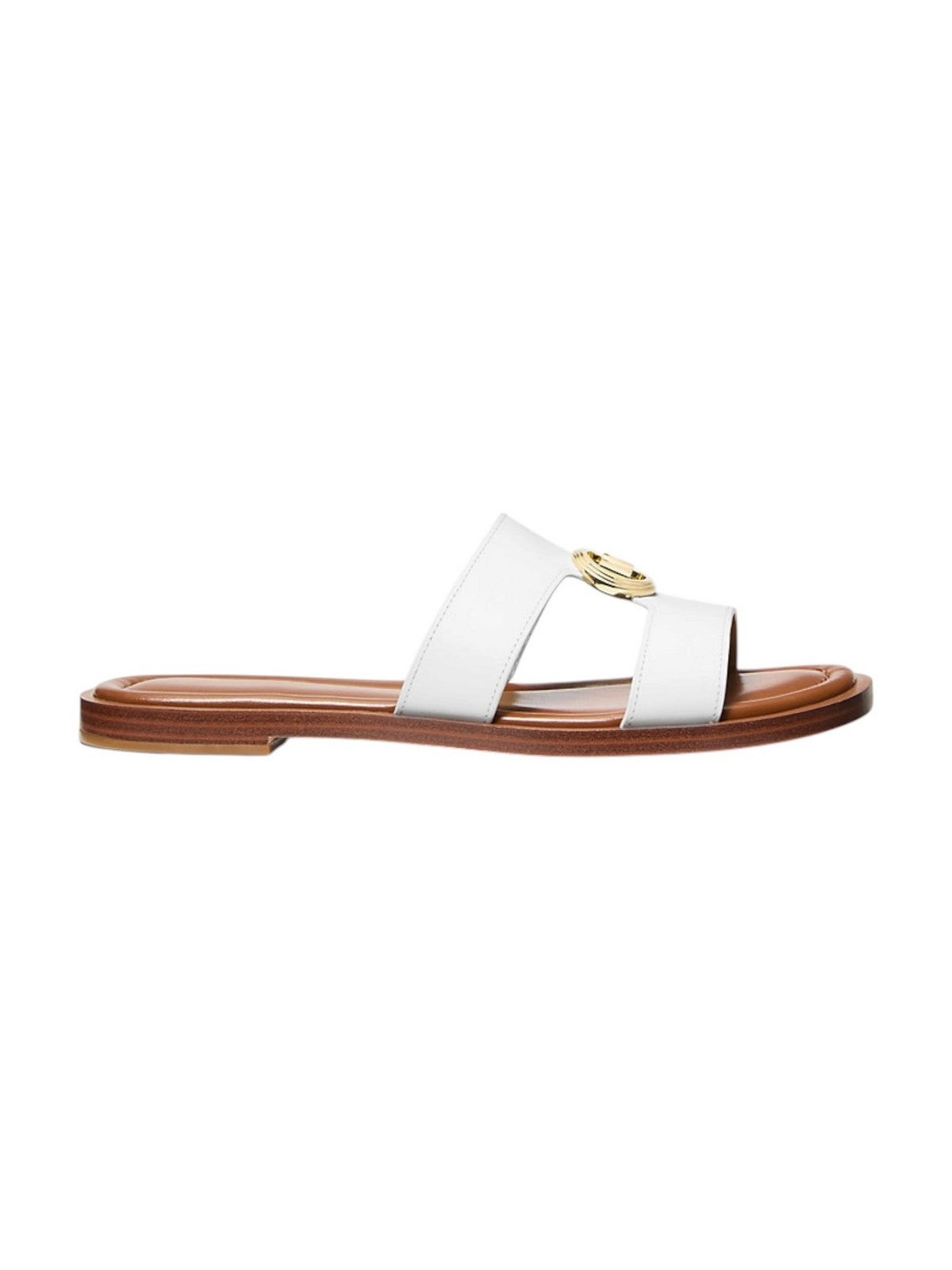 MICHAEL KORS Sandalo Donna ERIN FLAT SANDAL 40S6ERFS2L 085 OPTIC WHITE