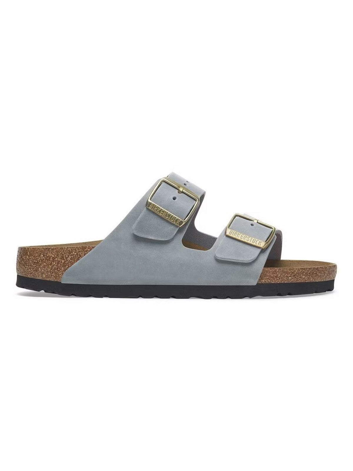 BIRKENSTOCK Sandalo Donna Arizona basalt gray, Oiled Leather 1029253 Grigio