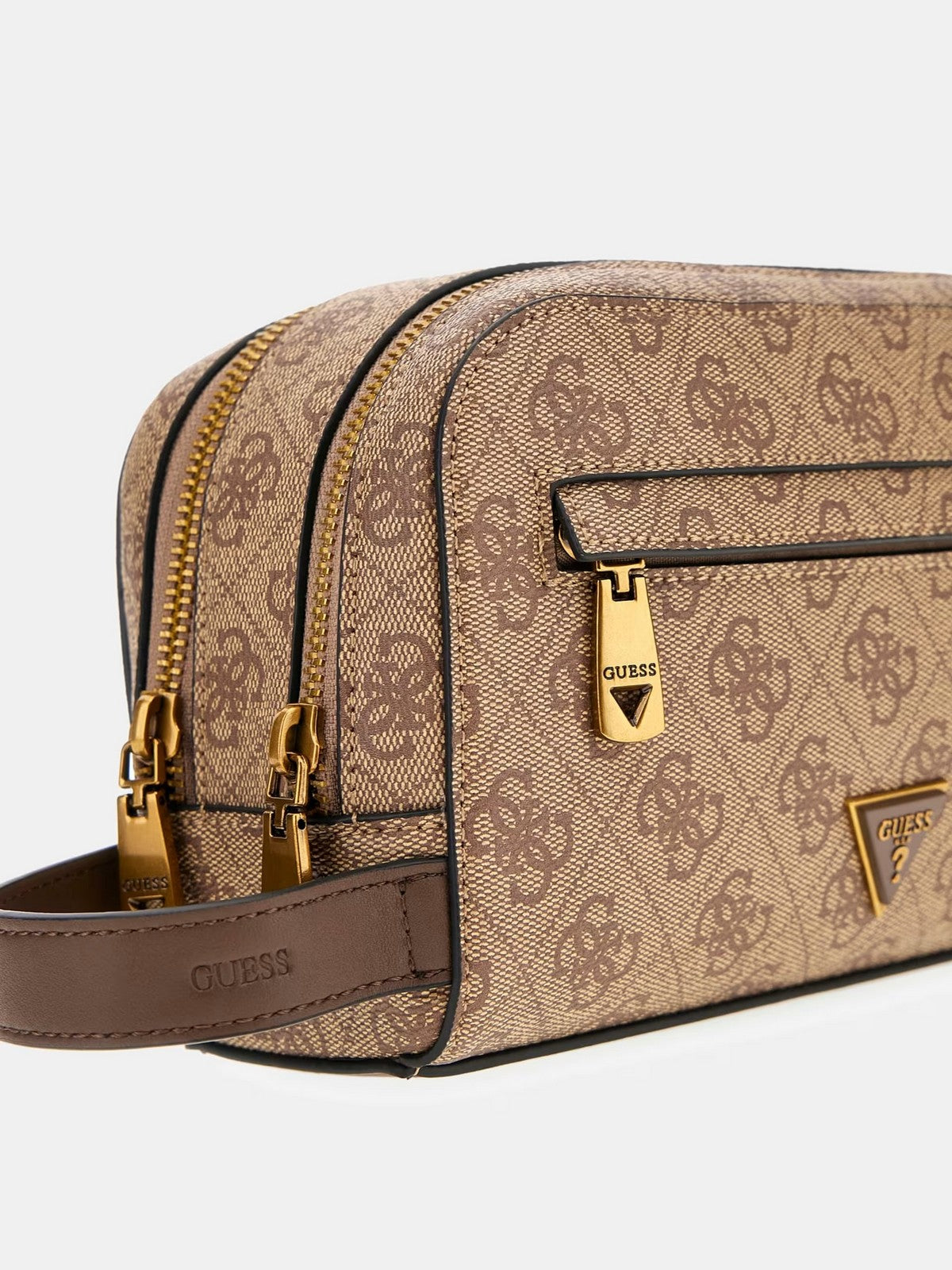 GUESS Pochette Uomo MILANO SMALL NECESSAIRE PMMILO P5461 BBO BEIGE BROWN