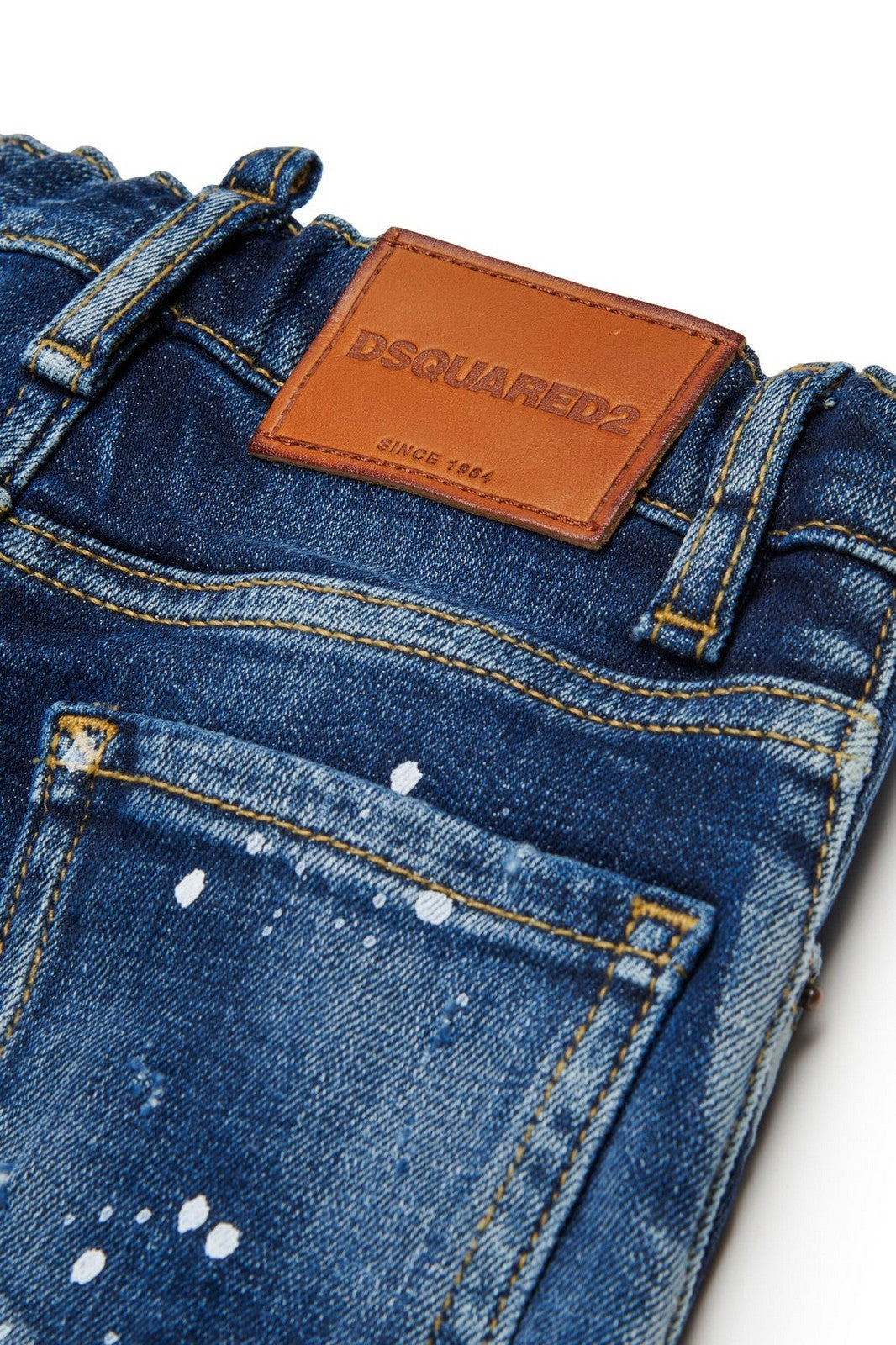 DSQUARED2 KIDS Jeans Unisex bambino  DQ01TC D0AFU DQ01 BLUE DENIM