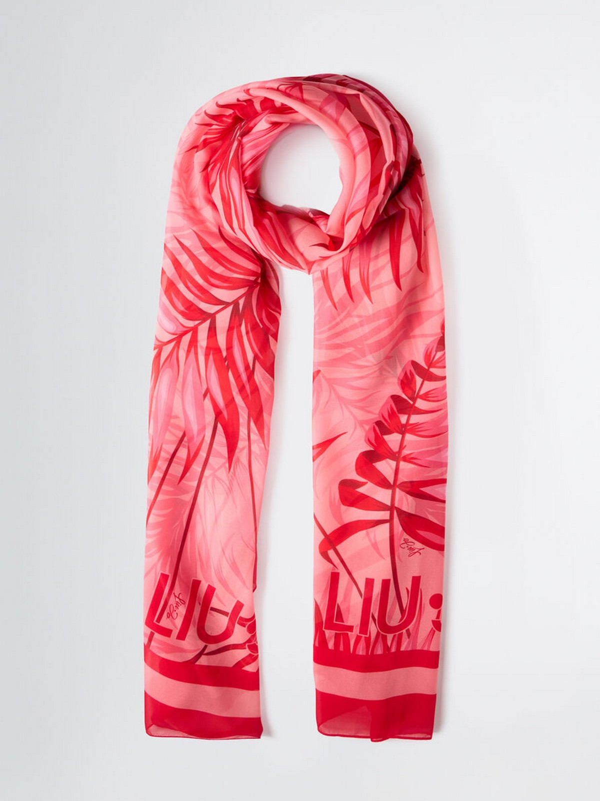 LIU JO BEACHWEAR Pareo Donna  VA5175T4902 M9150 St.pink palm gioboutiqueweb